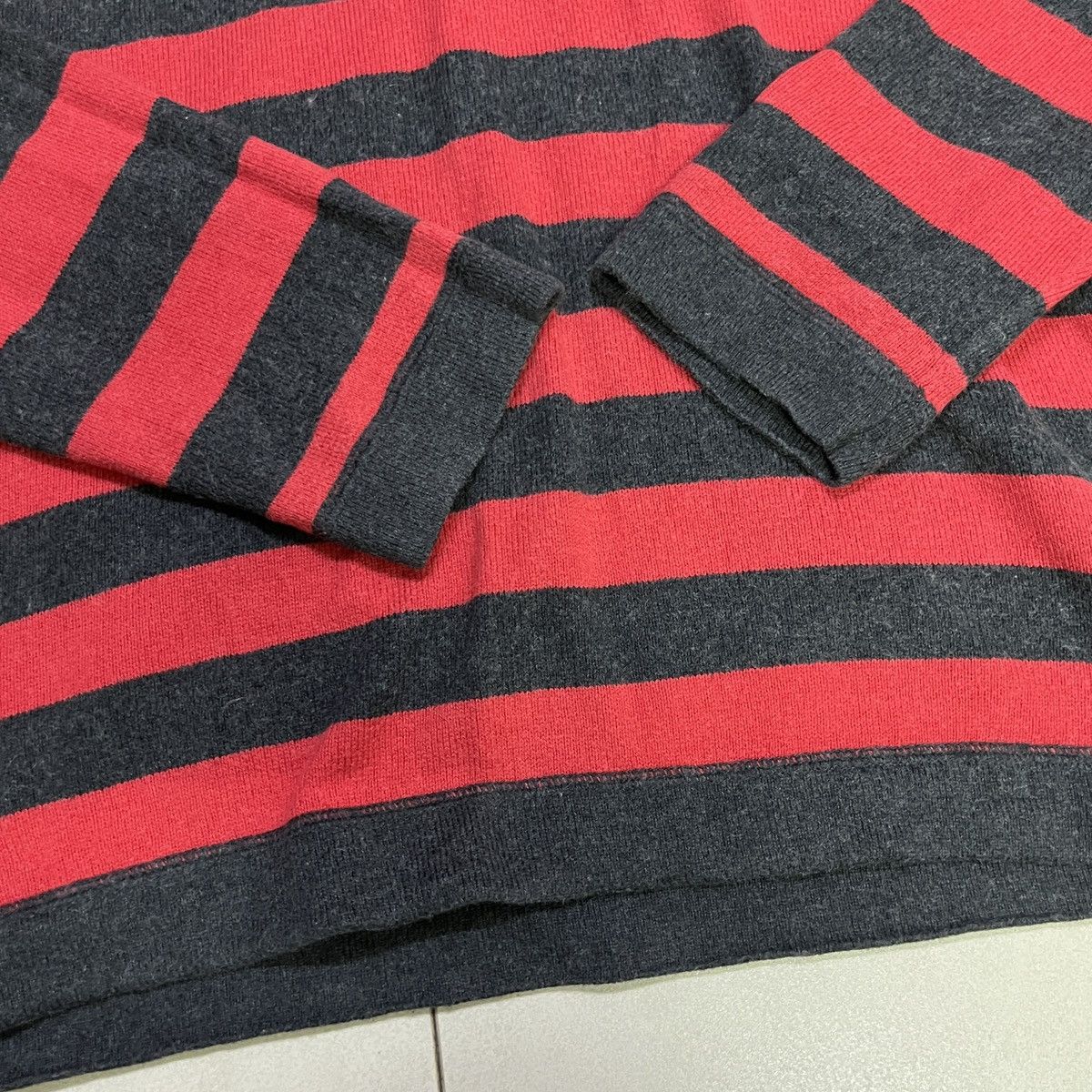 Plus One Clothing Plus One Knit Stripes Longsleeve T Shirt Size US S / EU 44-46 / 1 - 4 Thumbnail