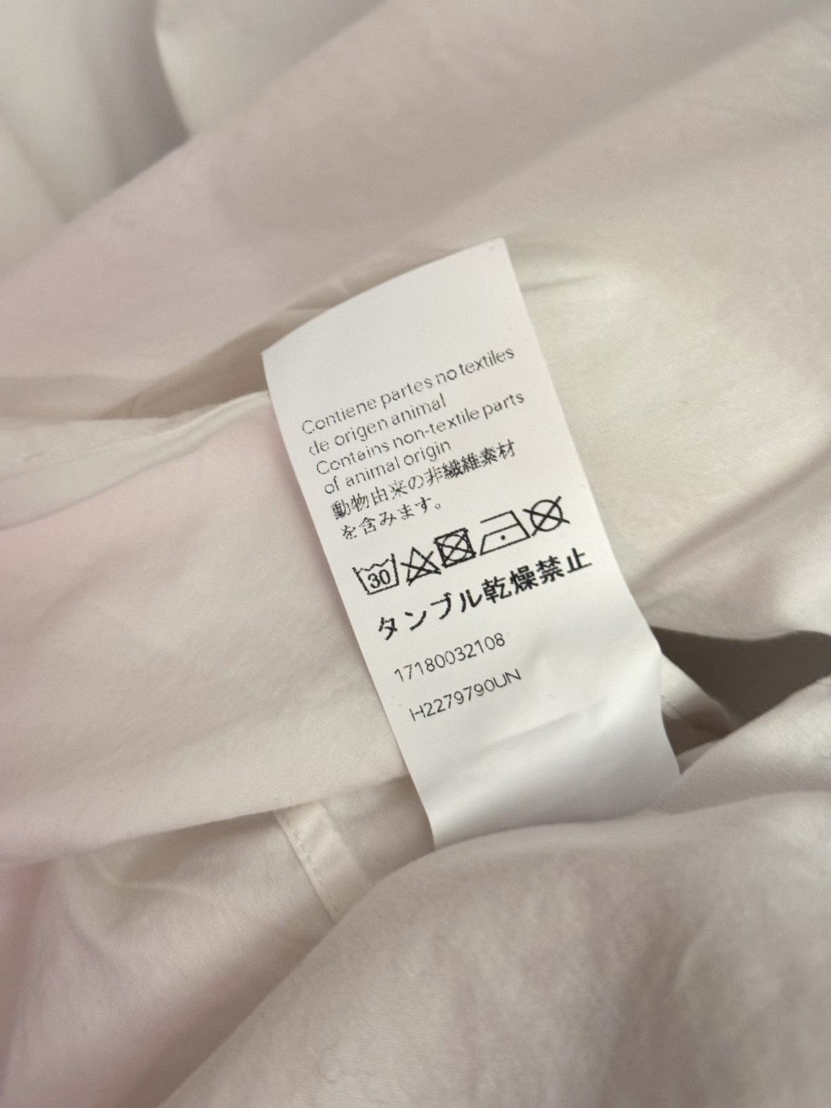 Loewe loewe white cotton shirt 39 men Size US S / EU 44-46 / 1 - 3 Thumbnail