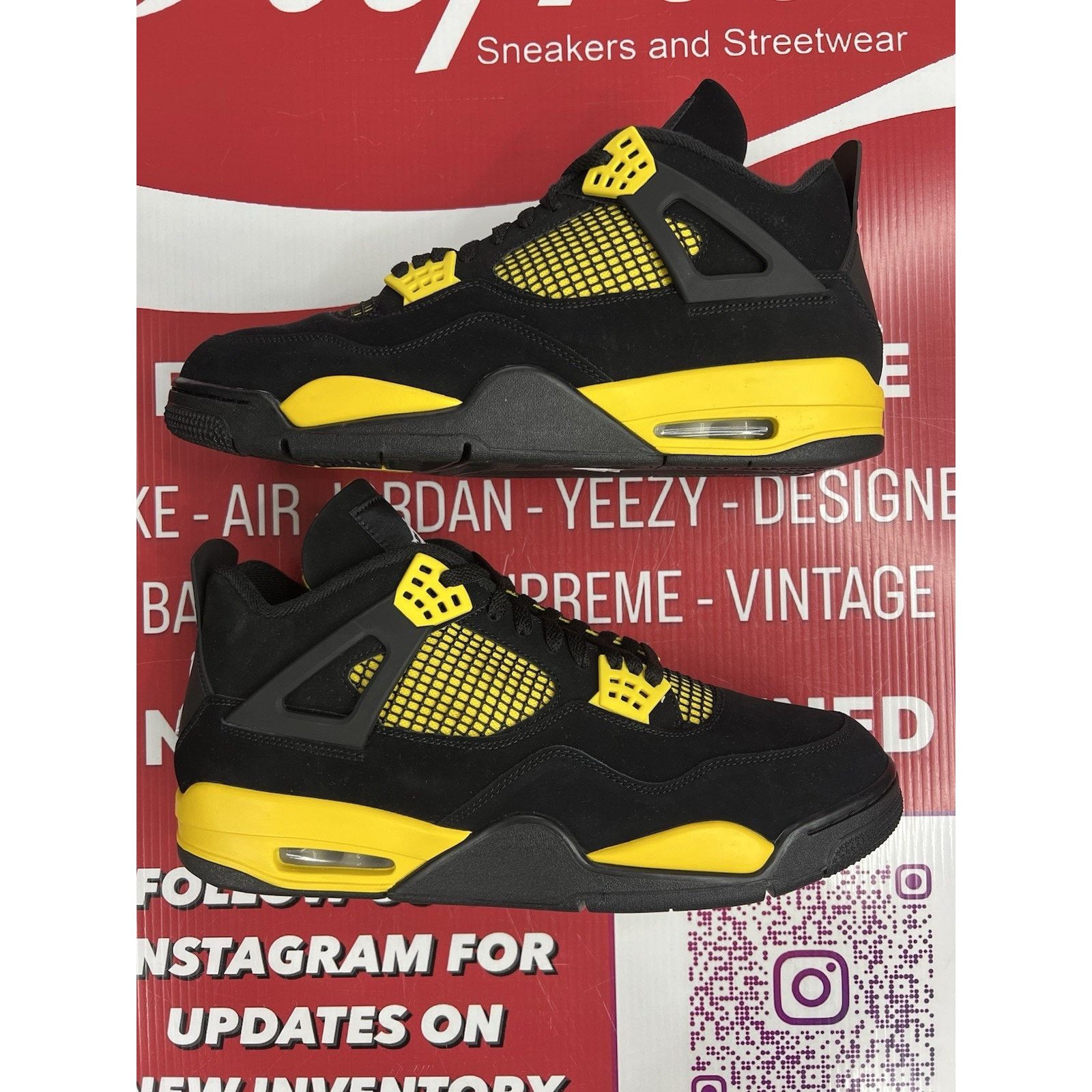 Jordan Brand Air Jordan 4 Retro Thunder (2023) Size 14 (DH6927-017) Size US 14 / EU 47 - 2 Thumbnail