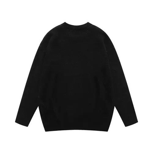 VIBE Slasher Knit Black Sweater with girl Punk rock gothic Size US M / EU 48-50 / 2 - 2 Thumbnail