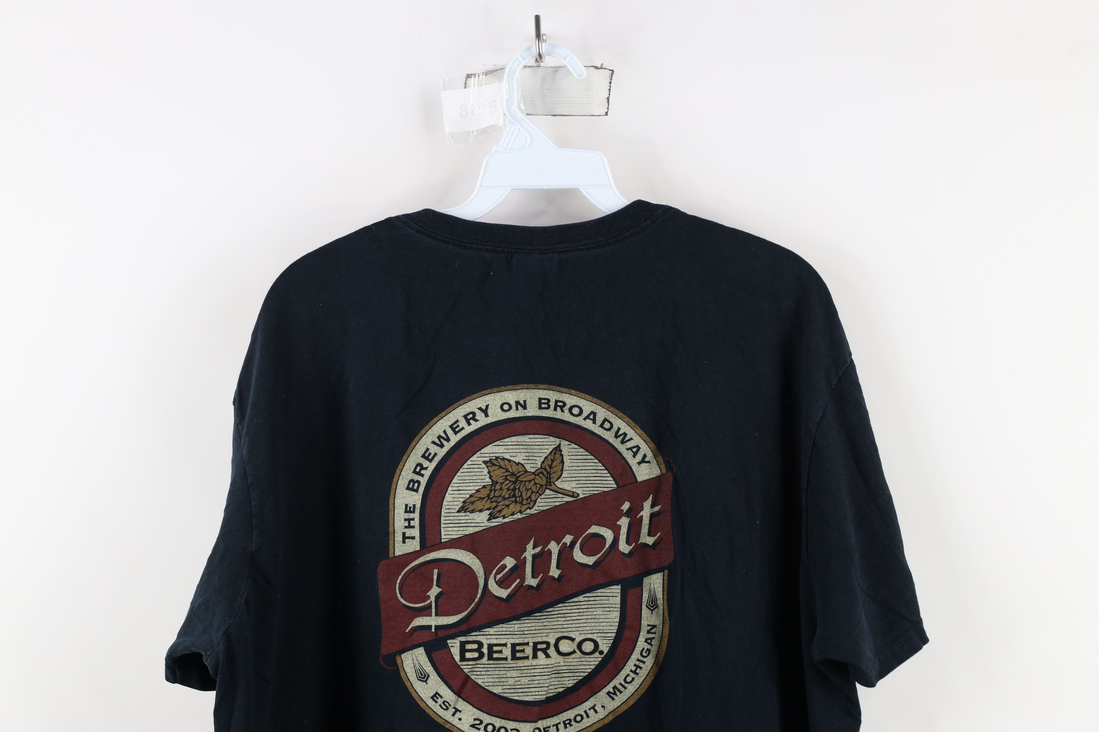 Vintage Vintage Y2K Streetwear Detroit Beer Co Short Sleeve T-Shirt Size US XL / EU 56 / 4 - 9 Thumbnail
