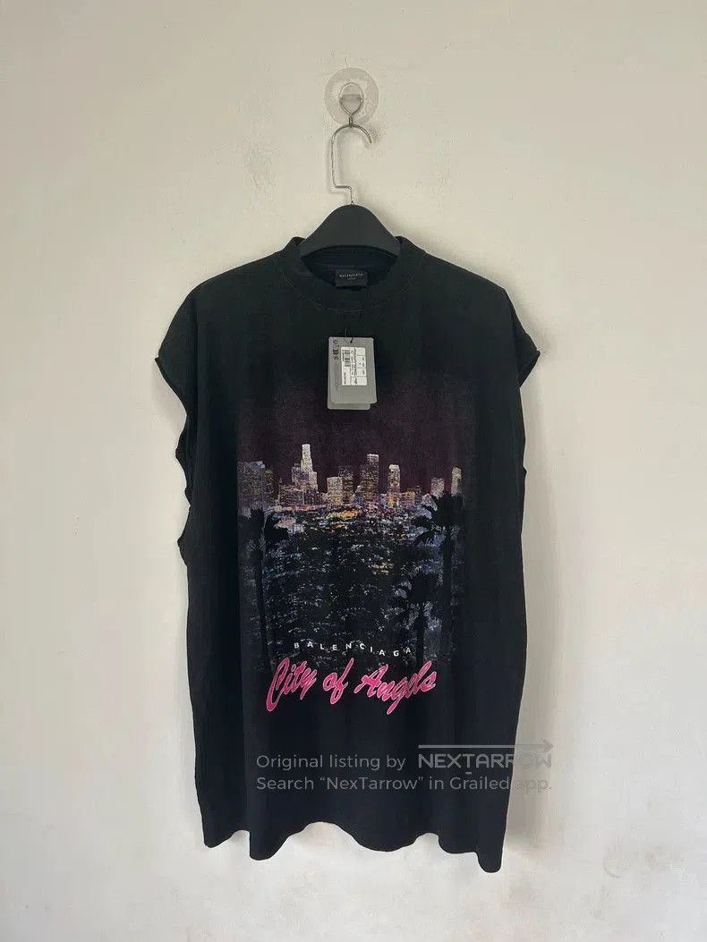 Balenciaga Balenciaga Los Angeles Night Sleeveless Tee. Size US XS / EU 42 / 0 - 1 Thumbnail