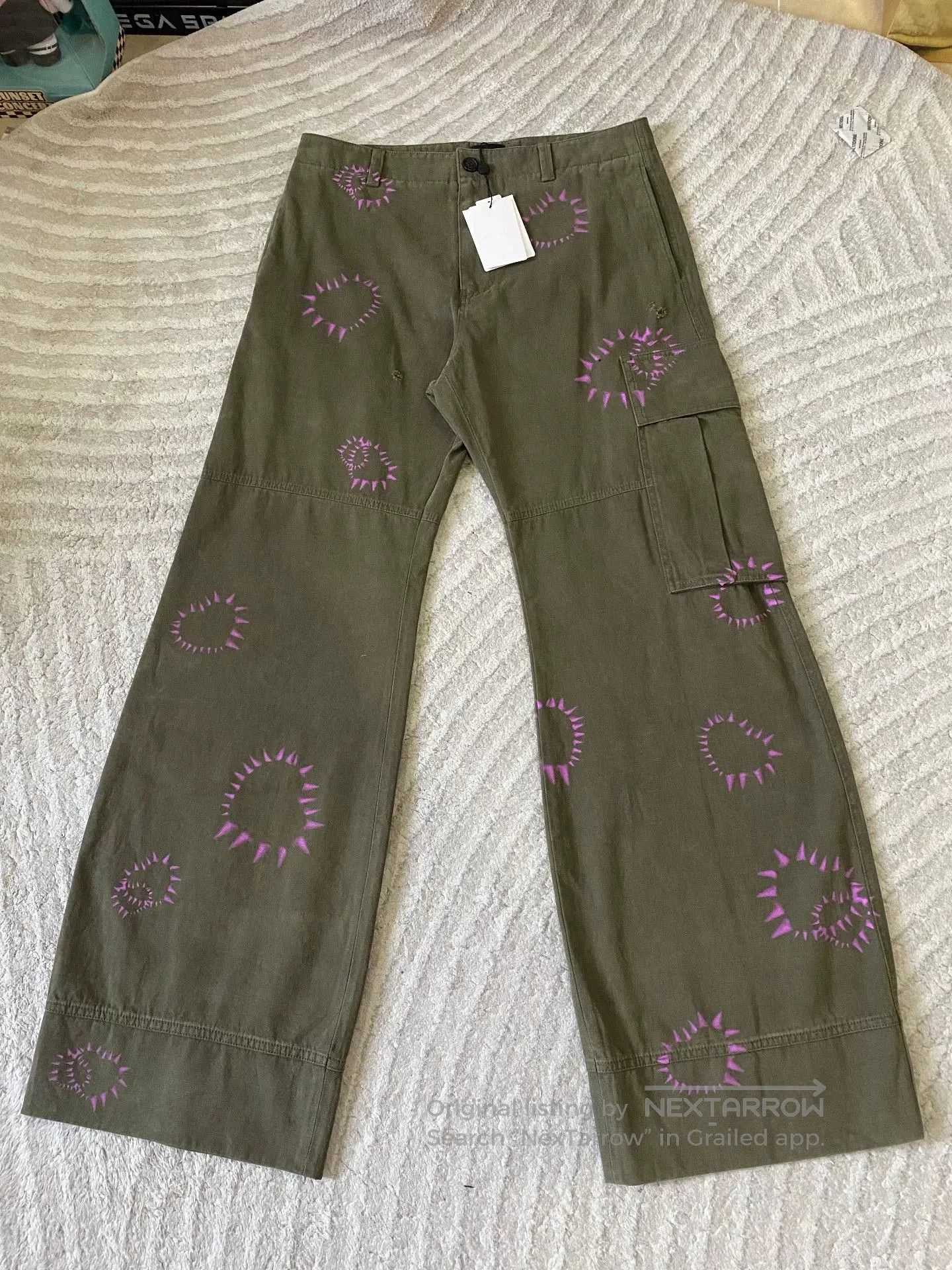 WE11DONE we11done Limited Spiked Casual Pants. Size 31" - 2 Thumbnail