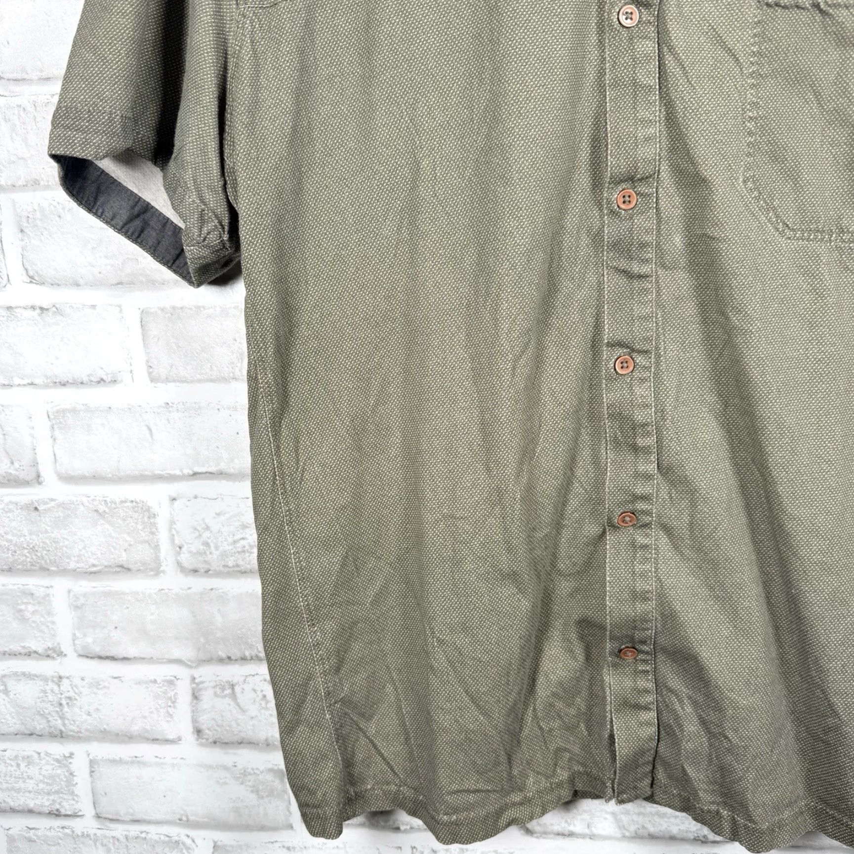 Vintage Kuhl Shirt Mens L Green Short Sleeve Button-Down Casual Shirt Size US L / EU 52-54 / 3 - 3 Thumbnail