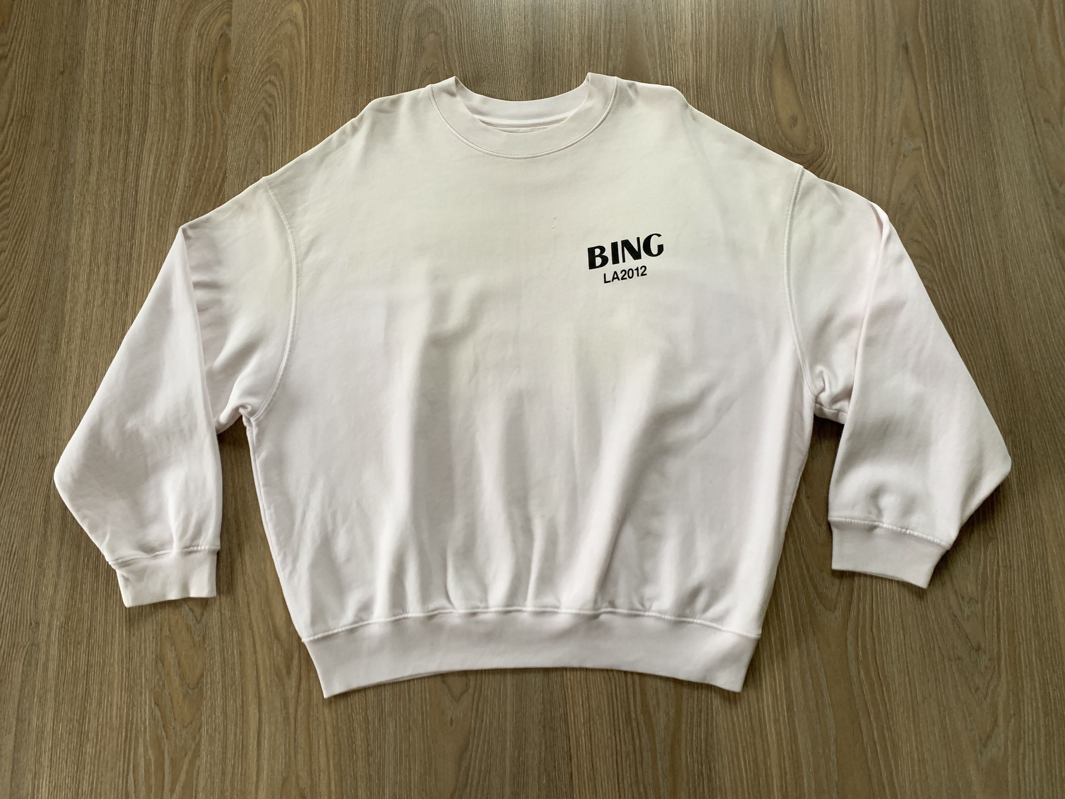 Anine Bing Anine Bing LA Beige Printed Sweatshirt 2012 Size L / US 10 / IT 46 - 2 Thumbnail
