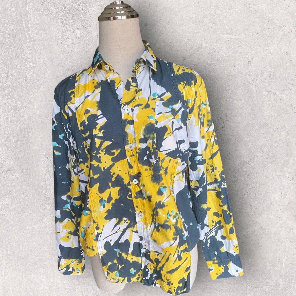 Marni Marni Abstract Print Cut And Sew Oversize Shirt Size XS / US 0-2 / IT 36-38 - 1 Thumbnail