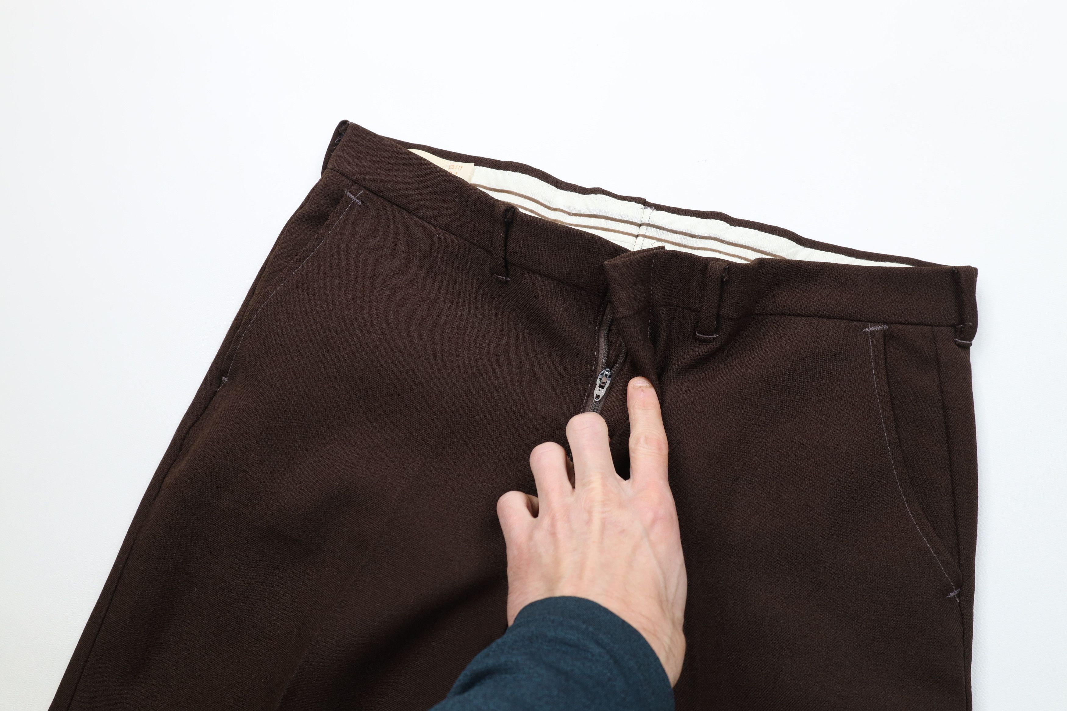 Vintage Vintage 70s Streetwear Wide Leg Bell Bottoms Chino Pants USA Size US 34 / EU 50 - 6 Thumbnail