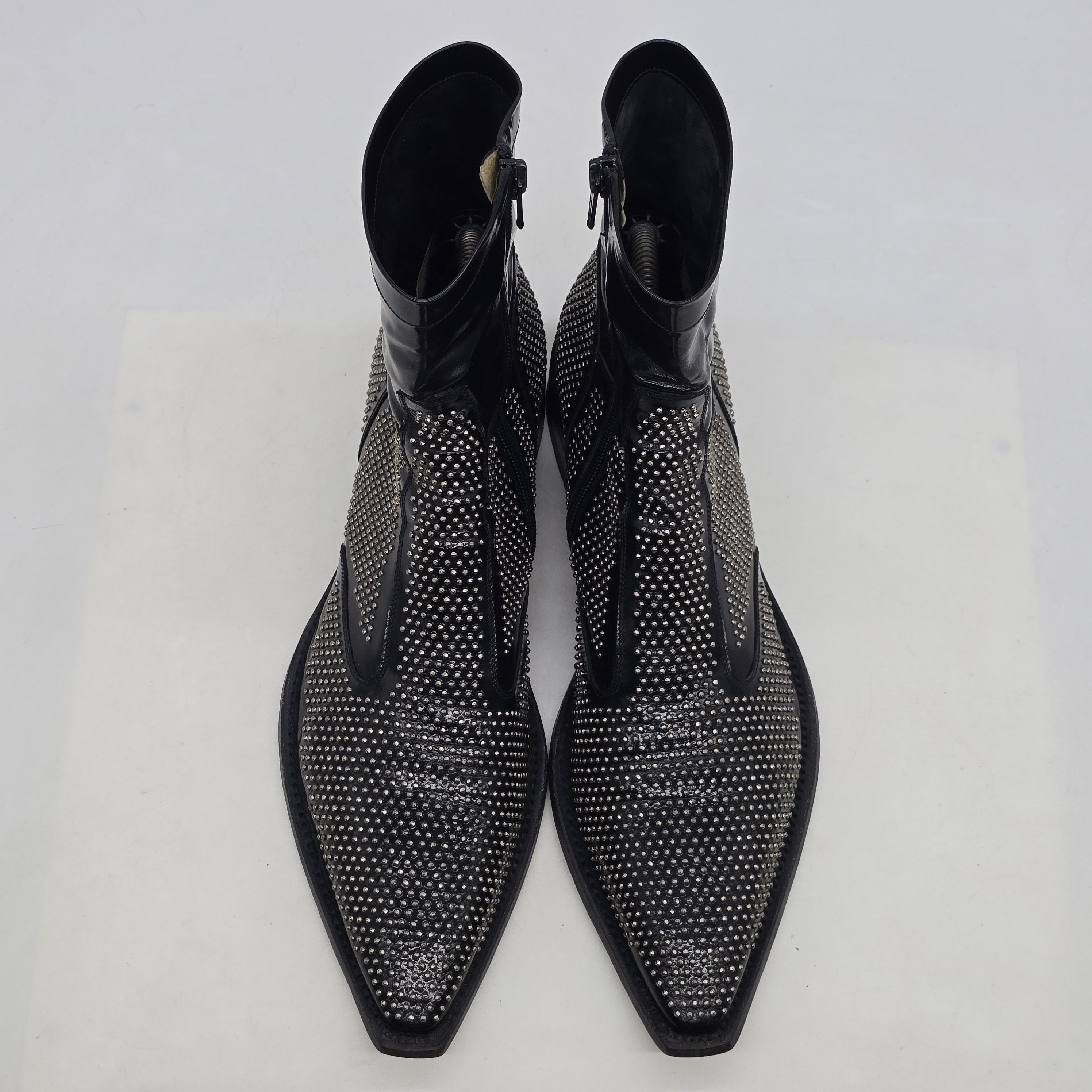 Gianni Barbato Gianni Barbato - Archive Studded Accents Leather Boots Size US 7 / EU 40 - 3 Thumbnail
