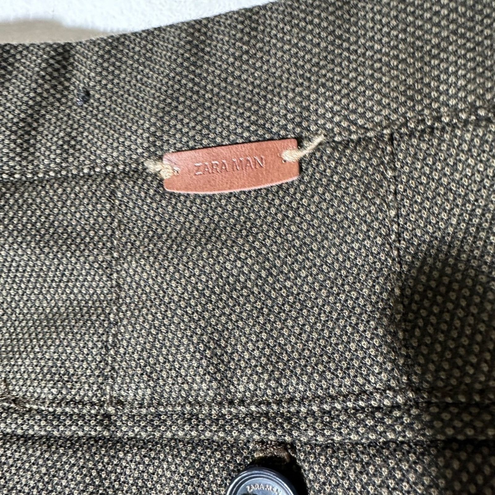 Zara Zara Man Herringbone Trousers Size US 34 / EU 50 - 5 Thumbnail