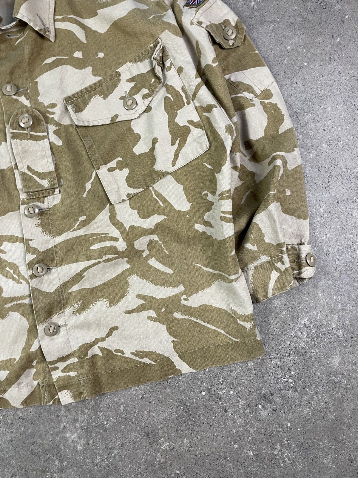 Vintage NATO Jacket Combat Tropical Desert DPM Shirt Size US S / EU 44-46 / 1 - 4 Thumbnail