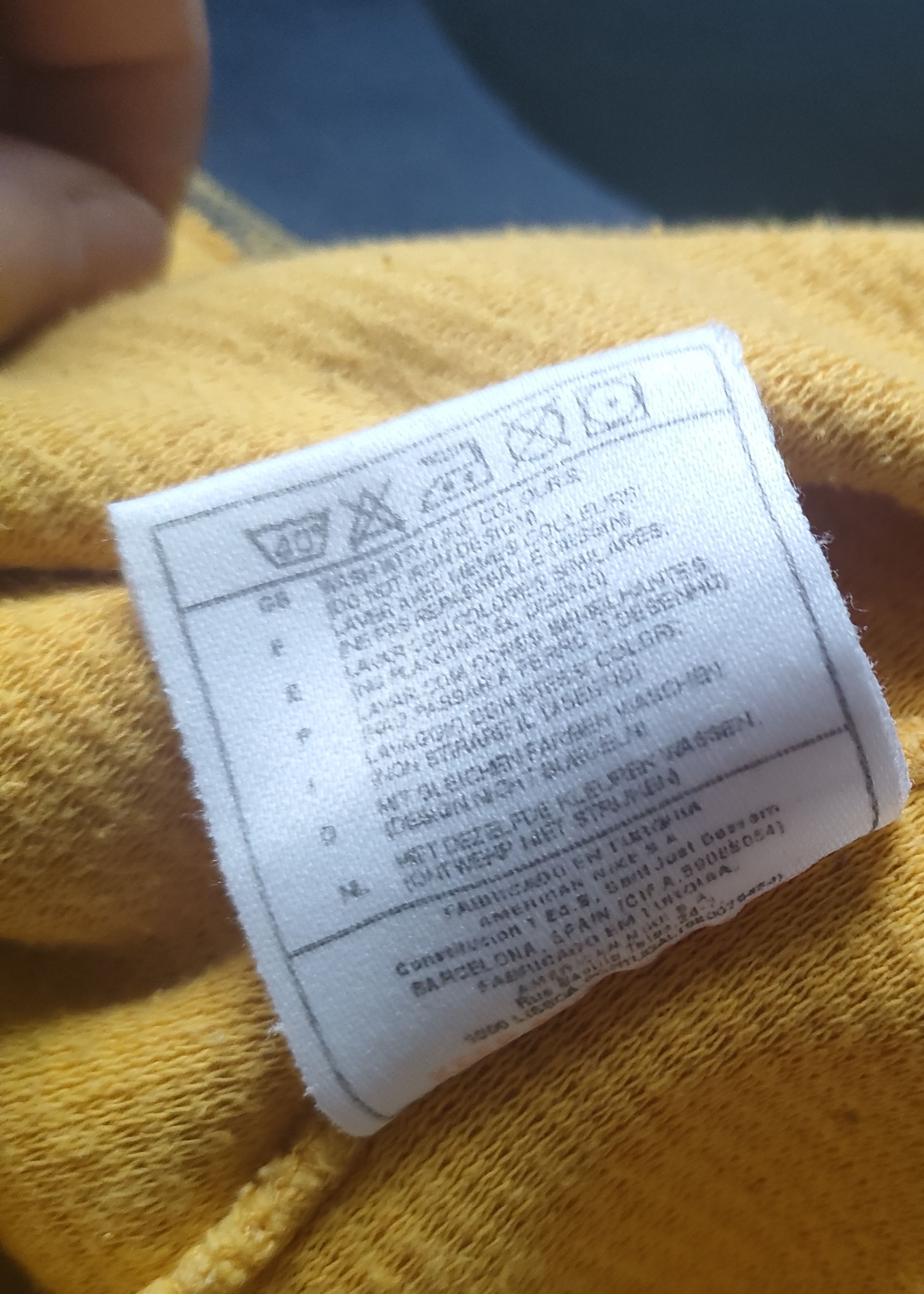 Nike × Vintage Vintage yellow women's sweatshirt 90s Size L / US 10 / IT 46 - 6 Thumbnail