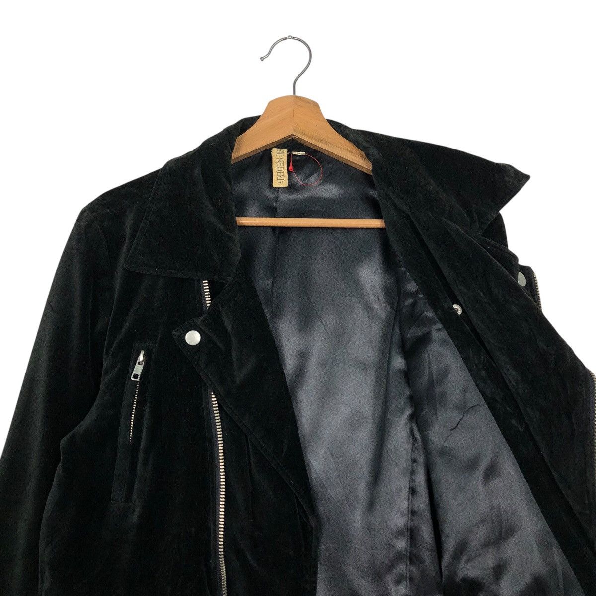 Japanese Brand Vintage Bike Jacket Double Collar Velvet Shdhu Issey Miyake Size US M / EU 48-50 / 2 - 13 Thumbnail