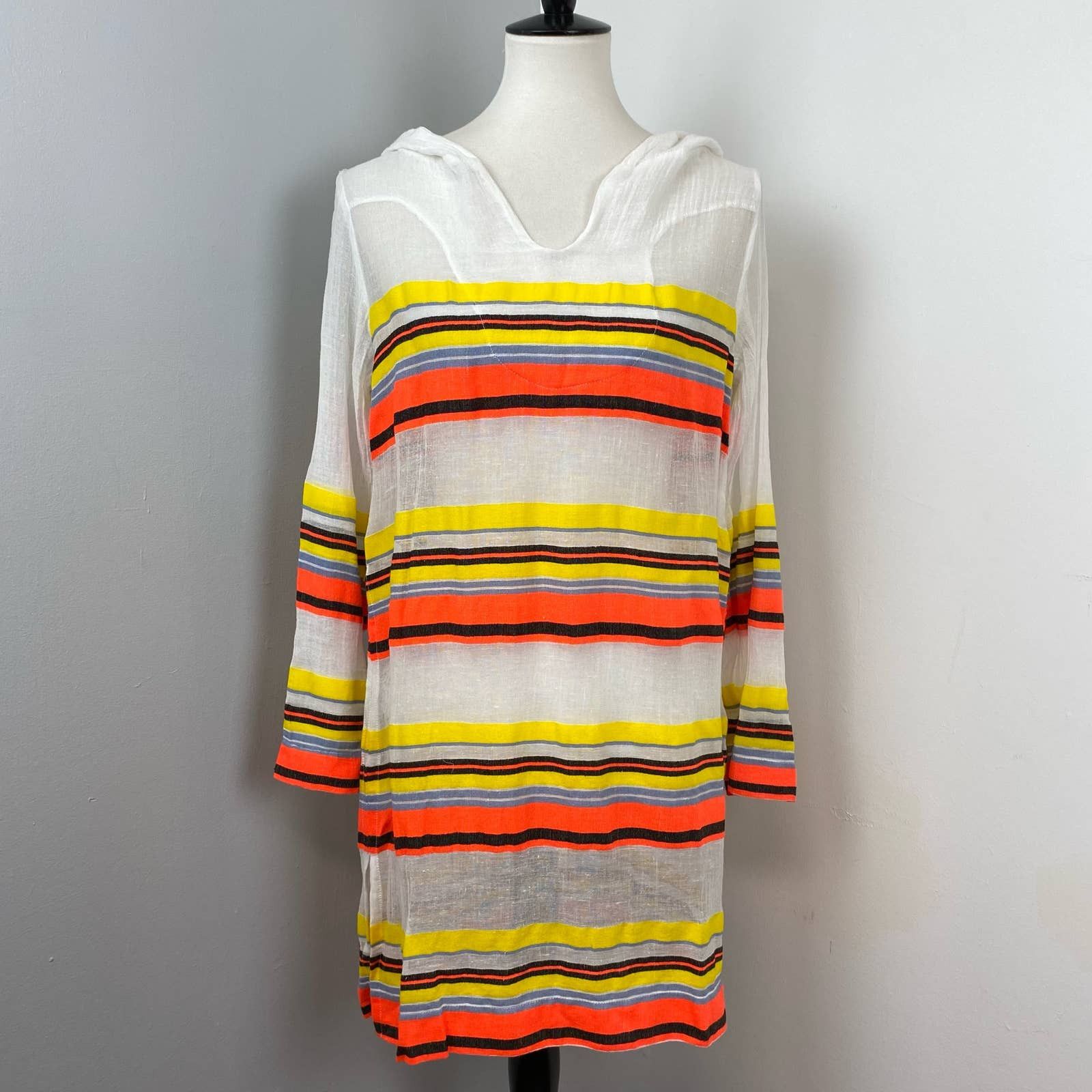 NEW LemLem Hooded Top Swim Coverup Small