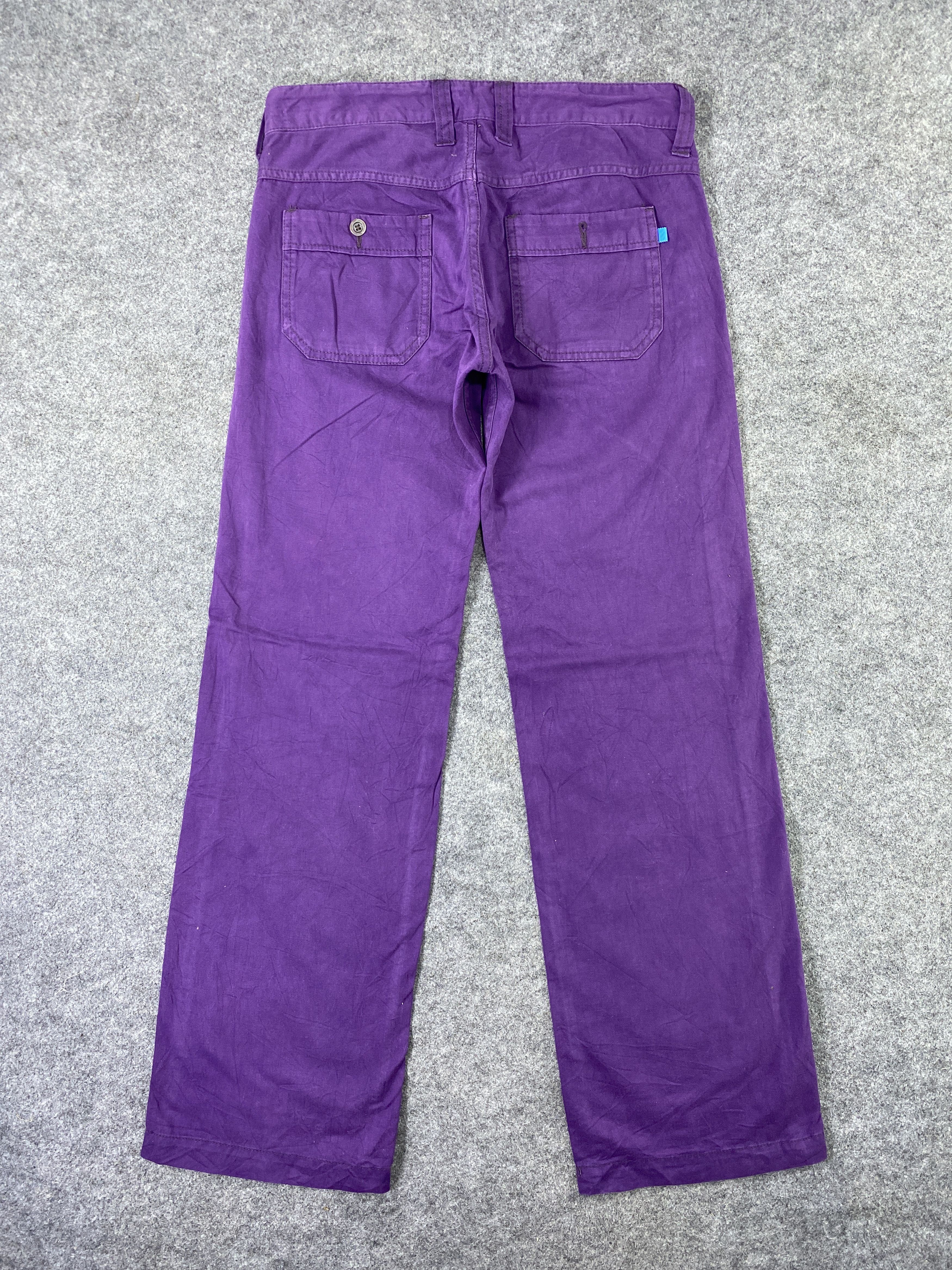 Japanese Brand Japanese Brand Purple pants - J1115 Size 31" - 3 Thumbnail