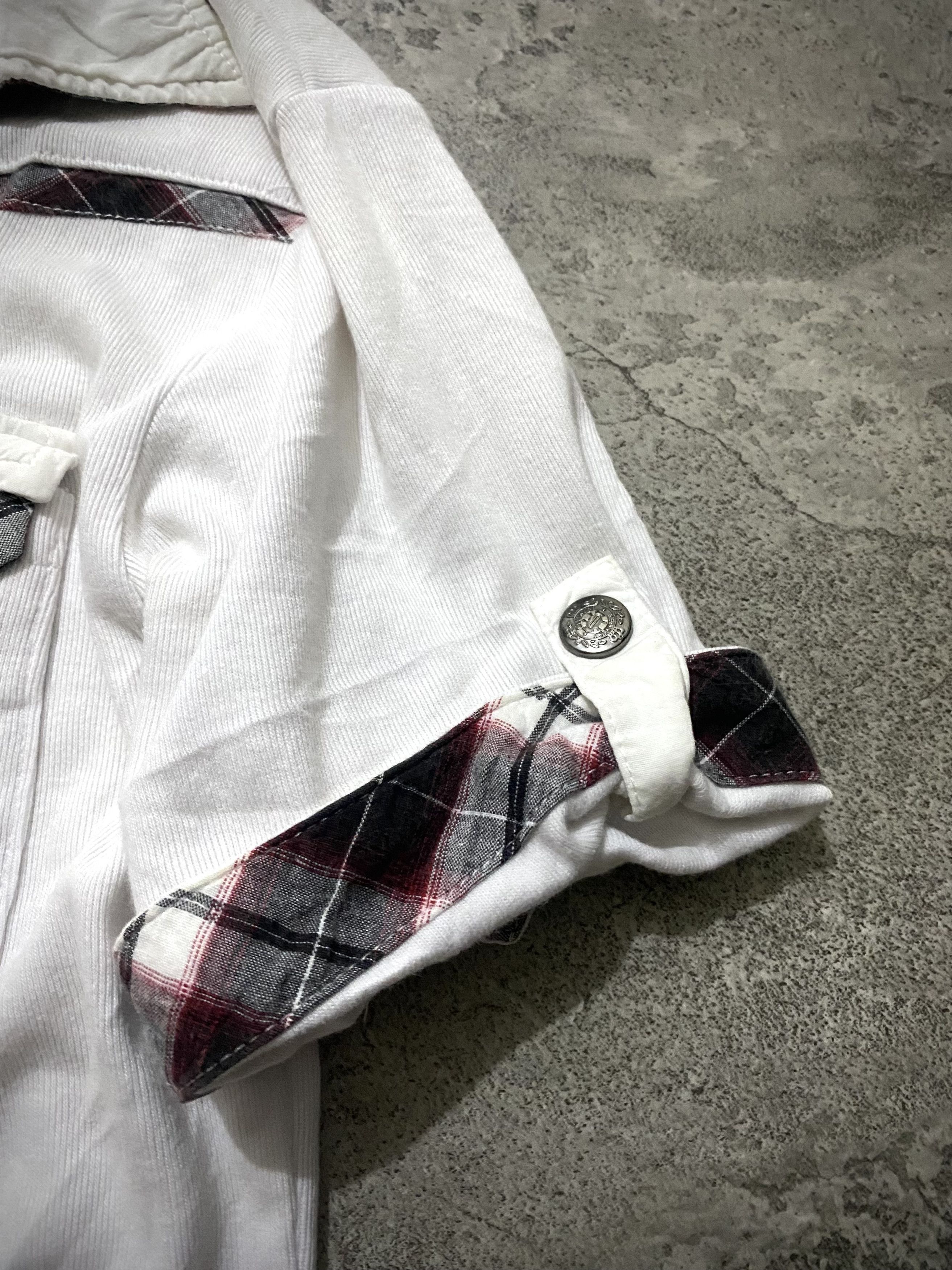 In The Attic INTHEATTIC HOMME DOUBLE LAYER BONDAGE POLO SHIRT Size US M / EU 48-50 / 2 - 6 Thumbnail