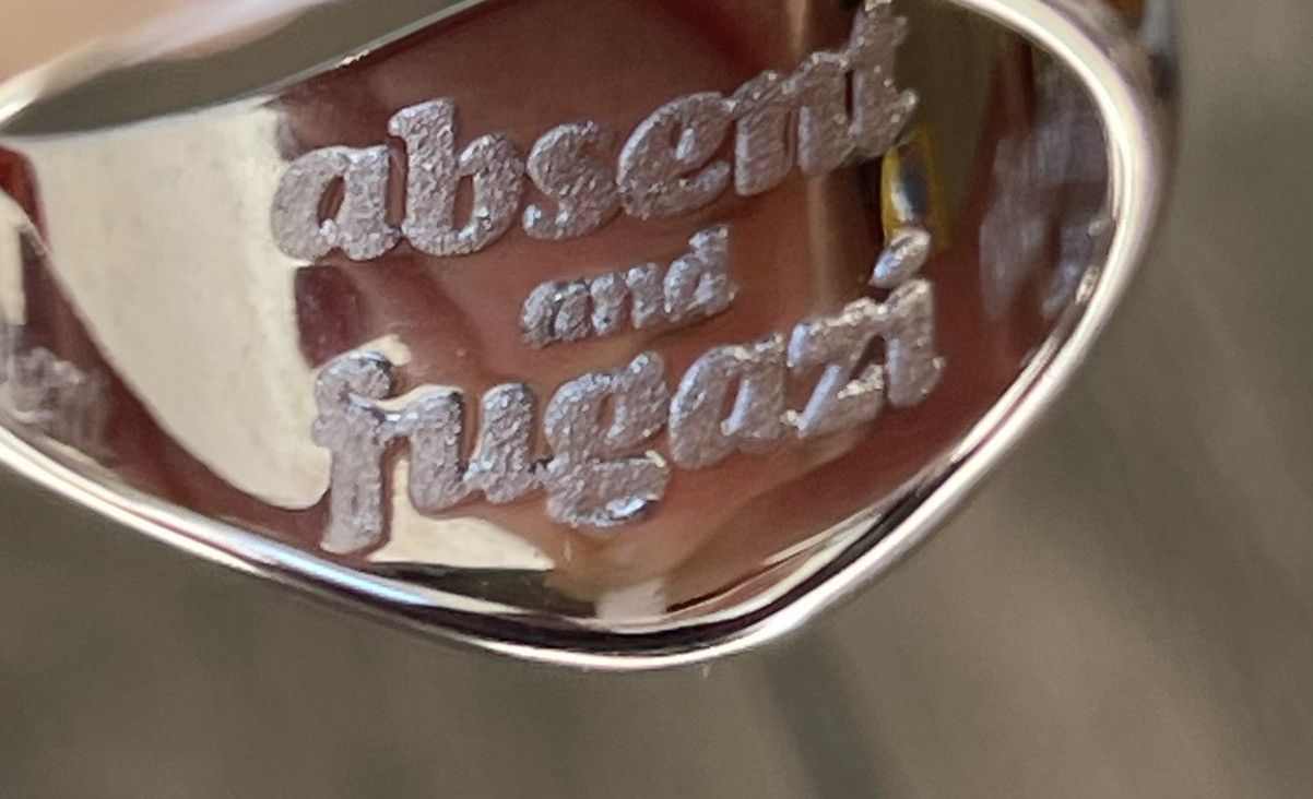 Absent × Fugazi ✨ ABSENT x FUGAZI Signet .925 Silver Ring Size 12 ✨ Size ONE SIZE - 5 Thumbnail
