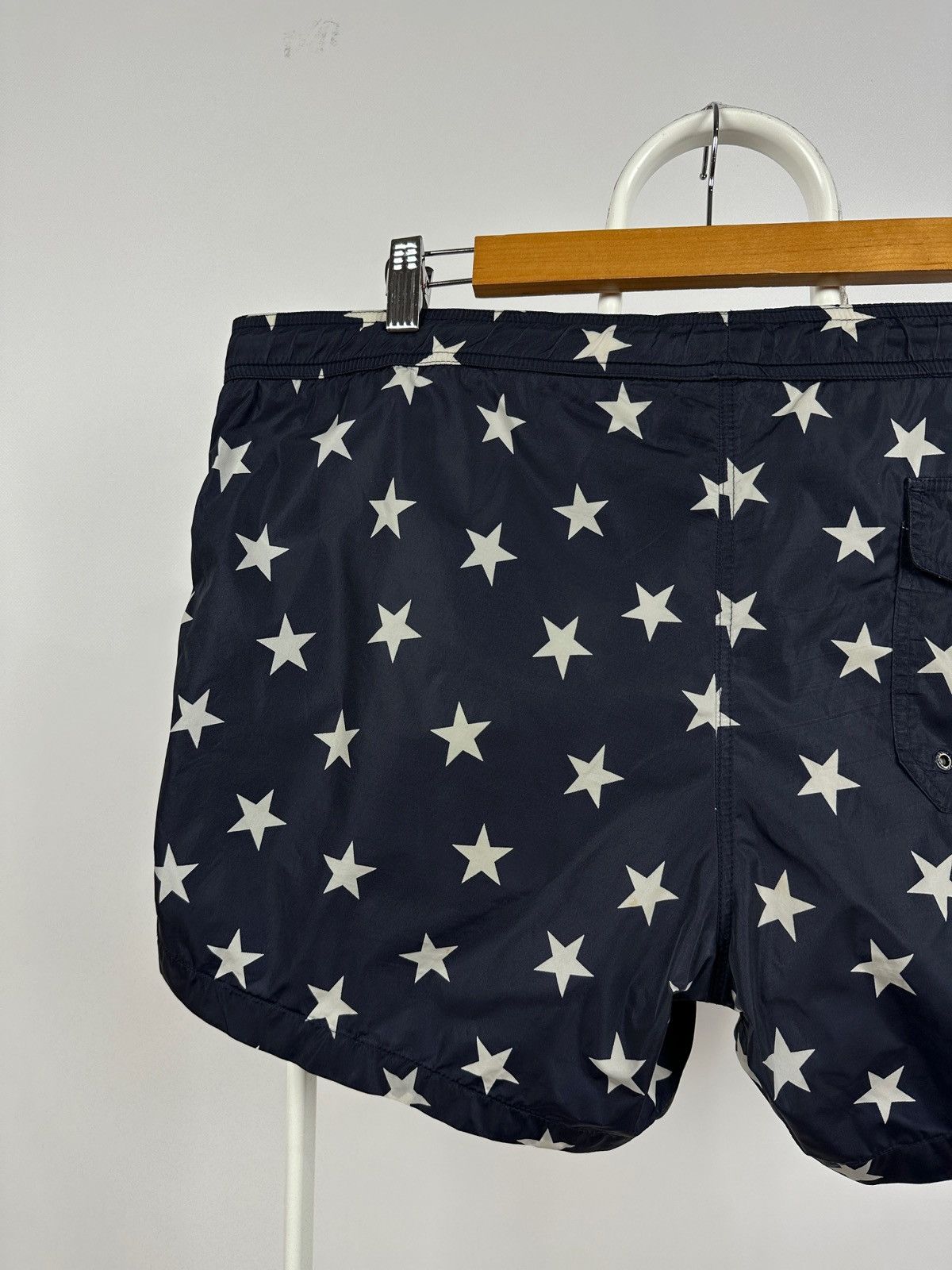 Moncler Moncler Boxer Mare Star Print Navy Blue Swimming Shorts Size US 36 / EU 52 - 8 Thumbnail