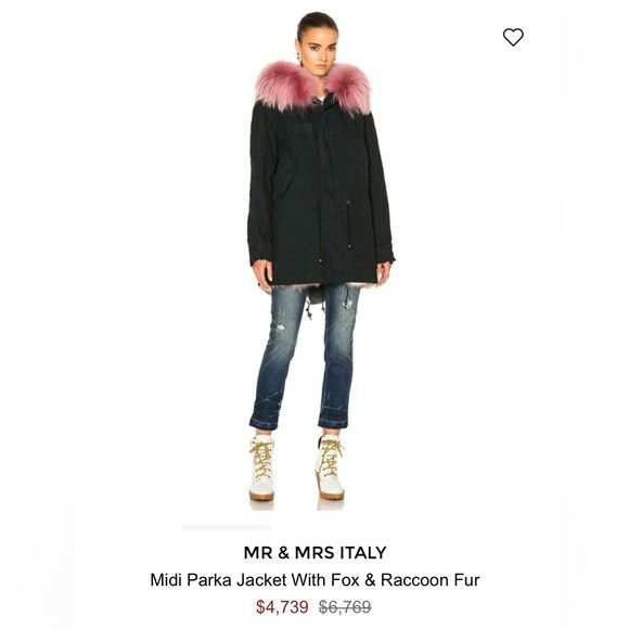 MR & MRS ITALY Parka Fur Lined Jacket Size S / US 4 / IT 40 - 15 Thumbnail
