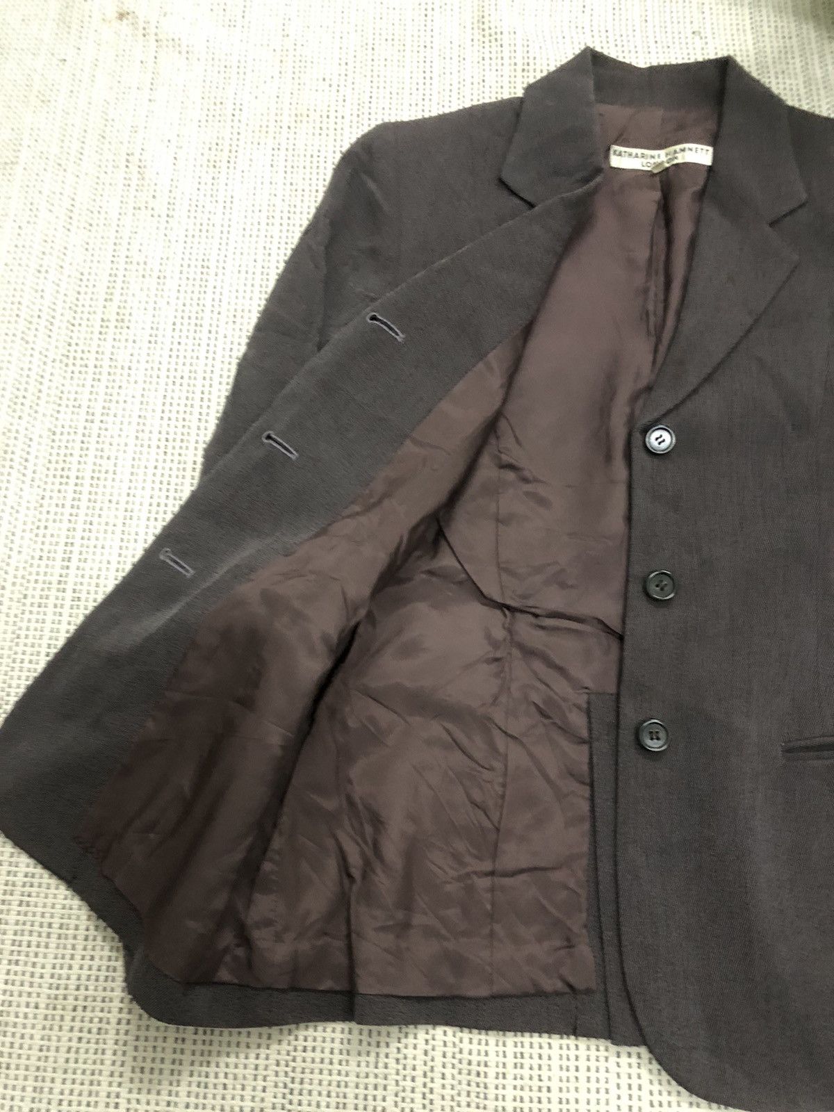Katharine Hamnett London × Vintage KATHARINE HAMNETT LONDON BLAZER Size M / US 6-8 / IT 42-44 - 6 Thumbnail