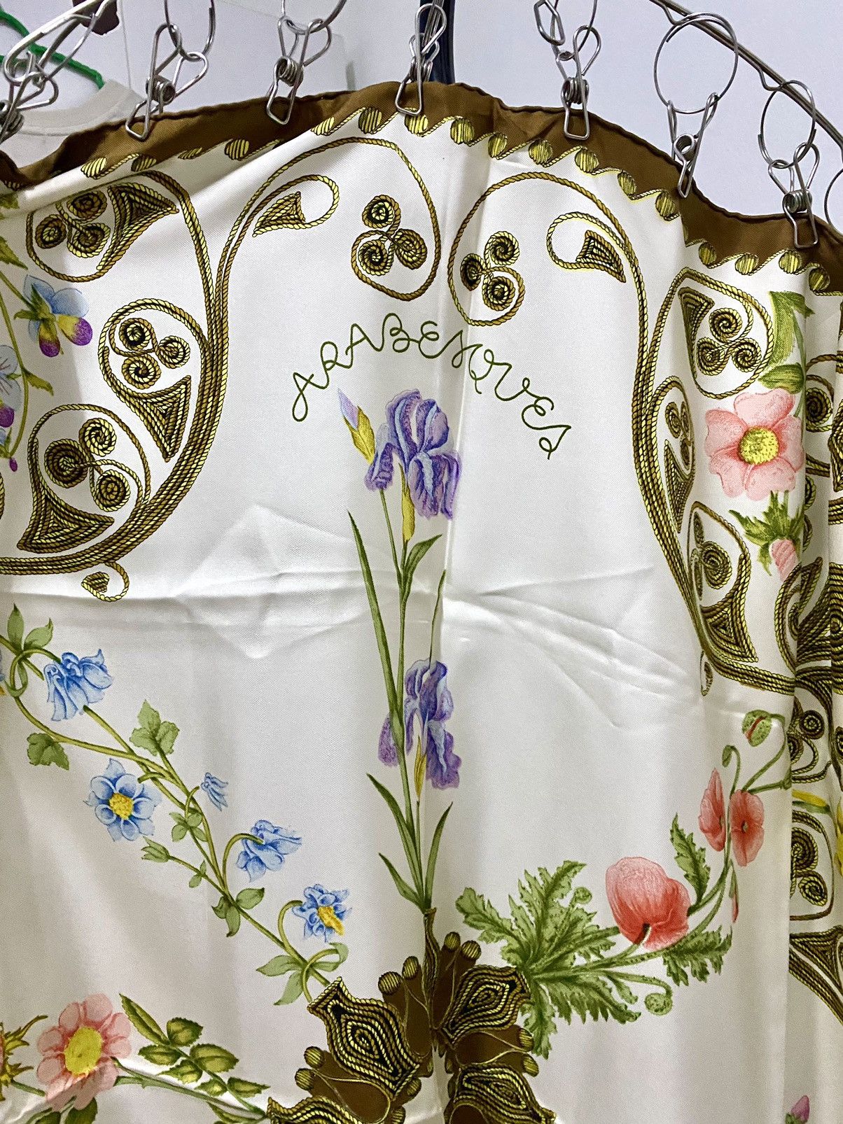 Hermes Vintage Hermes Silk Scarves Arabesques Size ONE SIZE - 5 Thumbnail