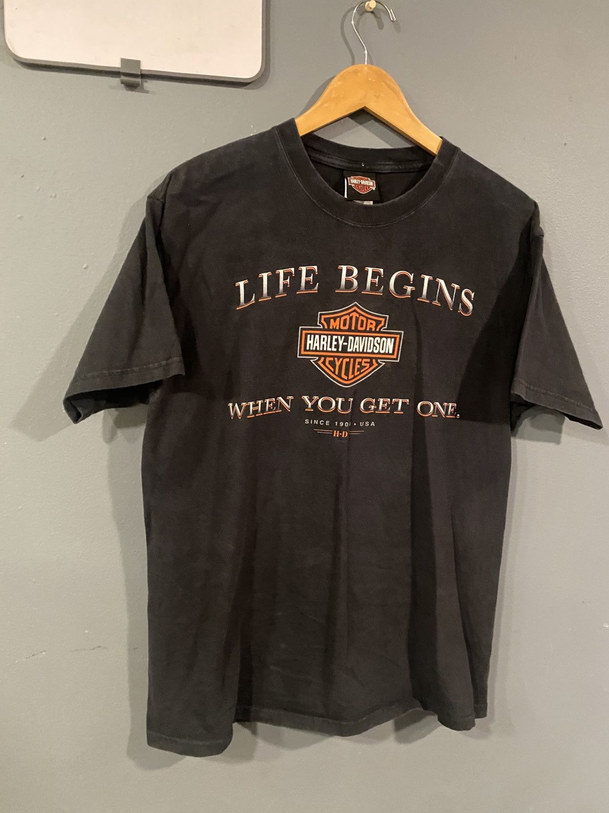 Harley Davidson Vintage Y2K Harley Davidson T Shirt Size US L / EU 52-54 / 3 - 1 Thumbnail