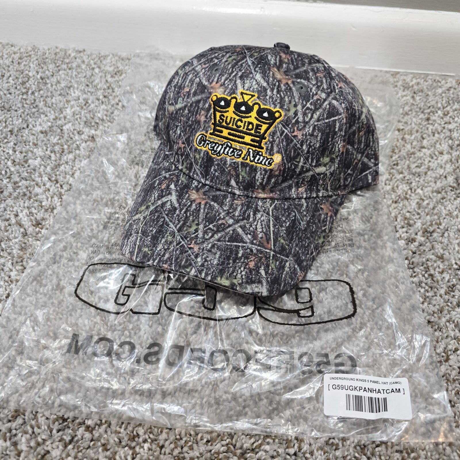 $uicideboy$ G59 Records Underground Kings Hat Camo New