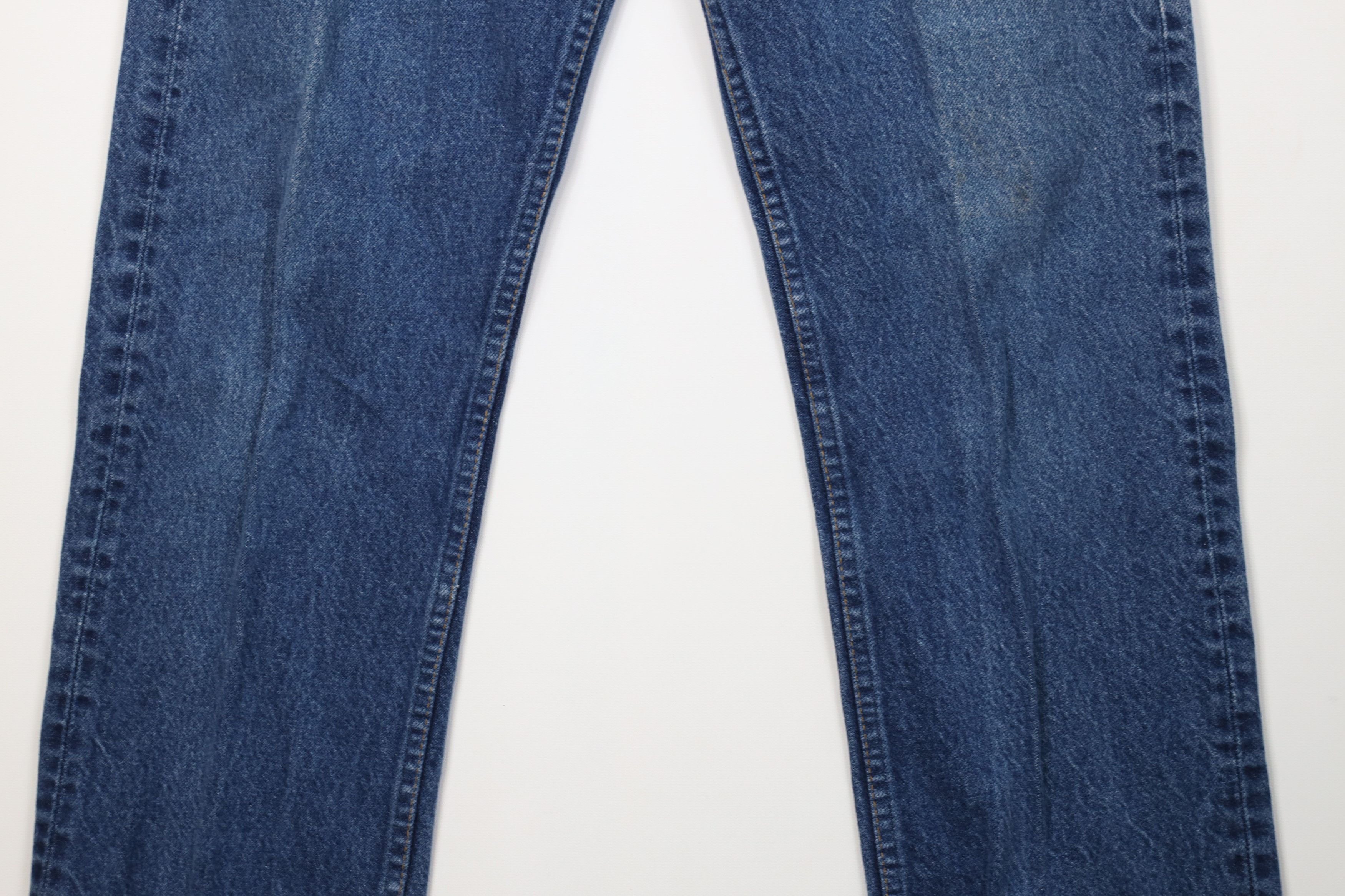 Levi's Vintage 80s Levis 505xx Regular Straight Leg Jeans Blue USA Size US 34 / EU 50 - 4 Thumbnail