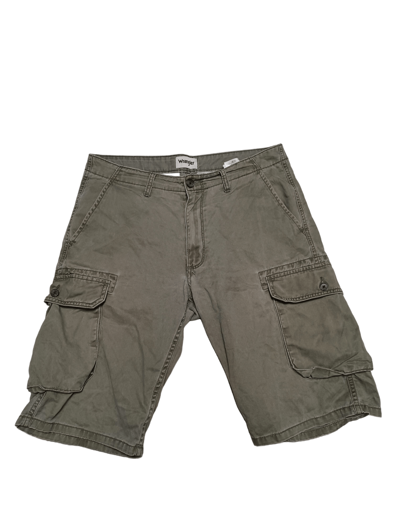 Wrangler WRANGLER MILITARY KHAKI CARGO MULTIPOCKET SHORTS Size US 32 / EU 48 - 1 Thumbnail