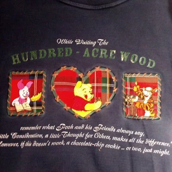 Disney × Vintage Vintage Disney Winnie The Pooh Crewneck Sweatshirt Size US XL / EU 56 / 4 - 1 Thumbnail