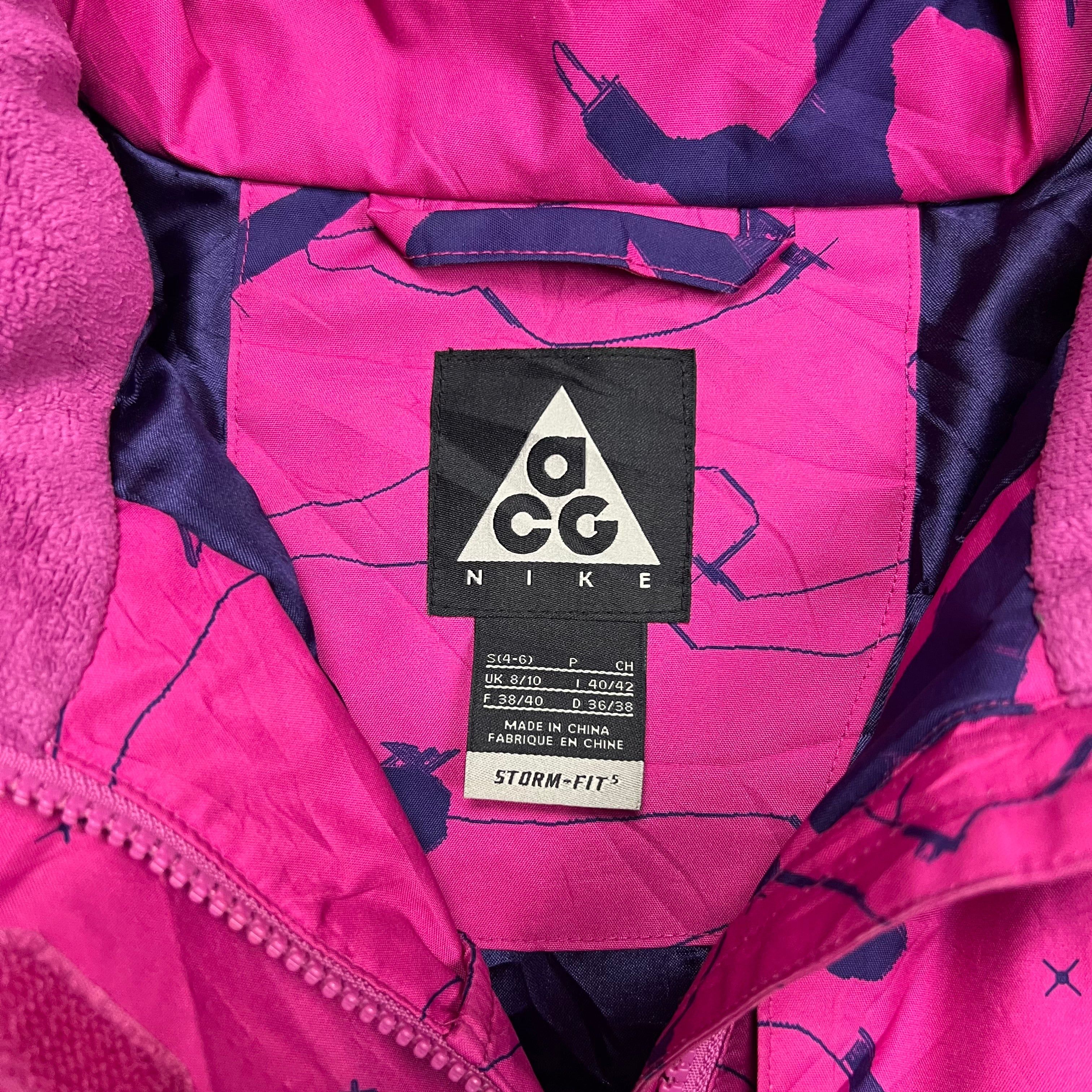 Nike Nike ACG Pink Asymmetric Colorblocking AOP Jacket - S Size US S / EU 44-46 / 1 - 5 Thumbnail