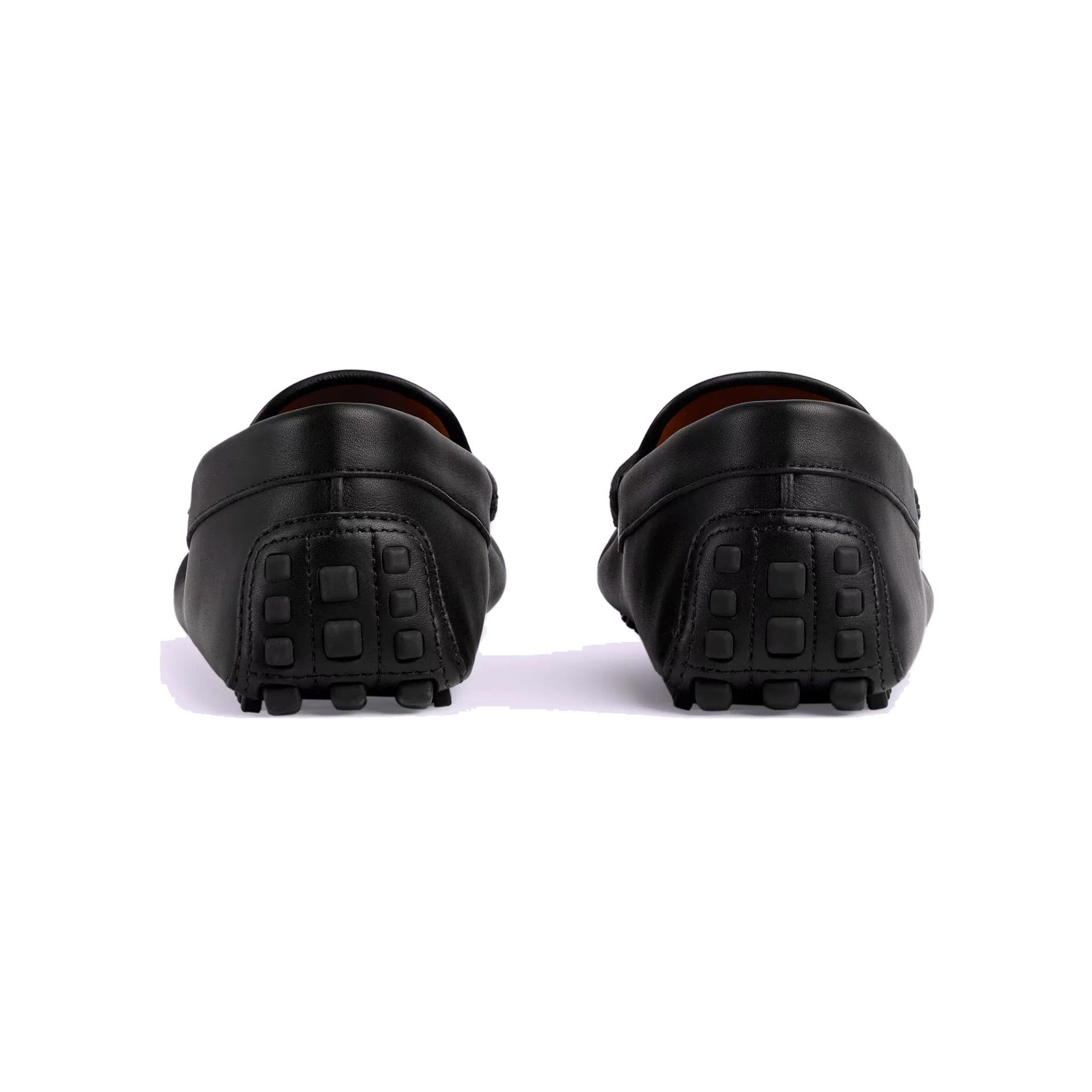Gucci o1s1wg111025 Interlocking G Driver Shoes in Black Size US 13 / EU 46 - 4 Thumbnail