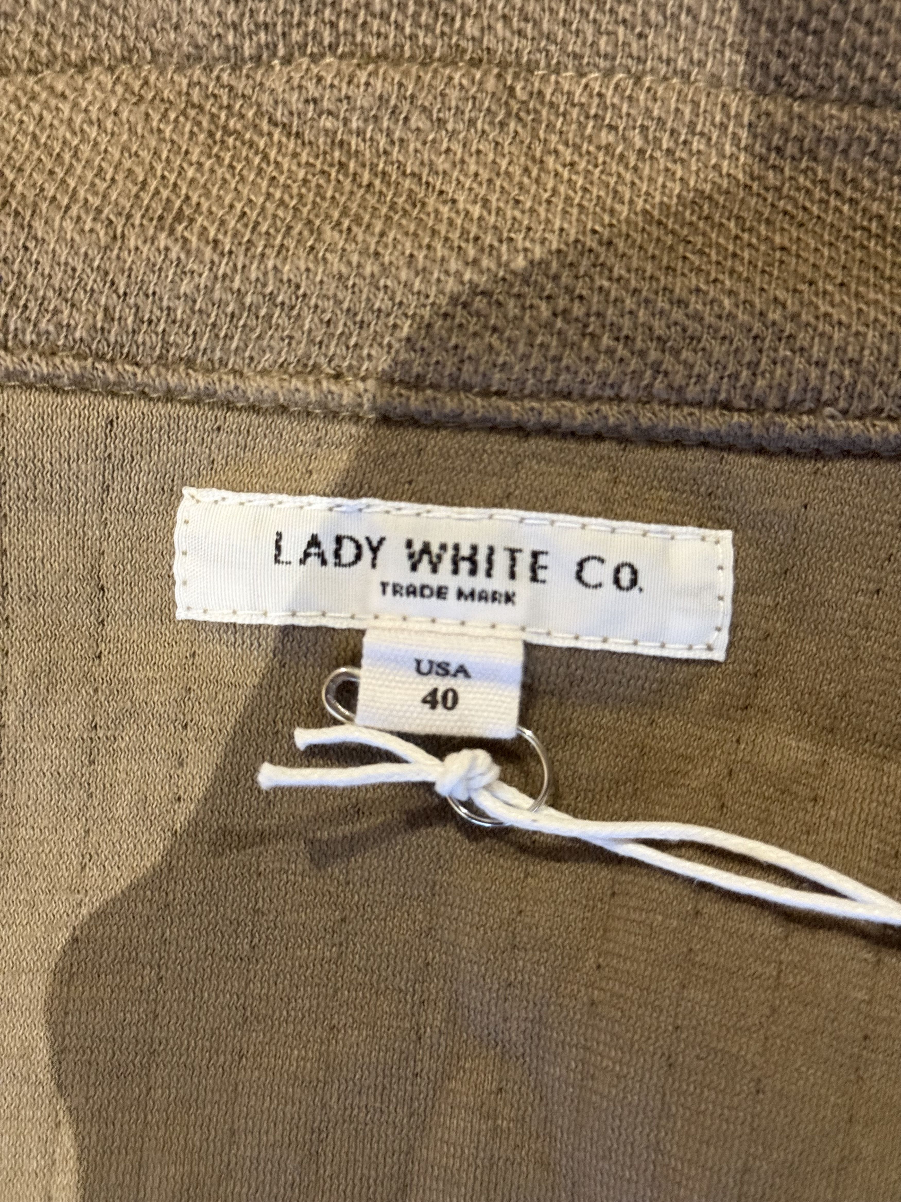 Lady White Co. 💚 Lady White Co. Double Knit Jacket Almond Large NEW Size US L / EU 52-54 / 3 - 14 Thumbnail