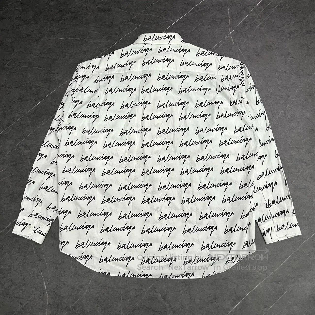 Balenciaga Balenciaga Graffiti Logo Print Shirt. Size US S / EU 44-46 / 1 - 7 Thumbnail
