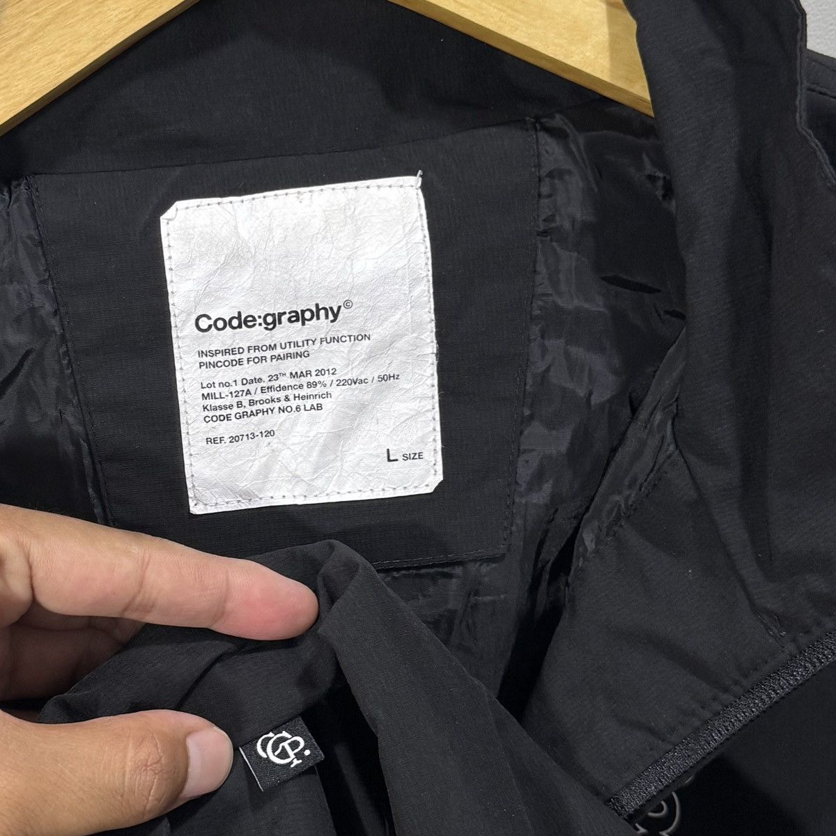 Japanese Brand Codegraphy Utility windbreaker jacket Size US L / EU 52-54 / 3 - 6 Thumbnail