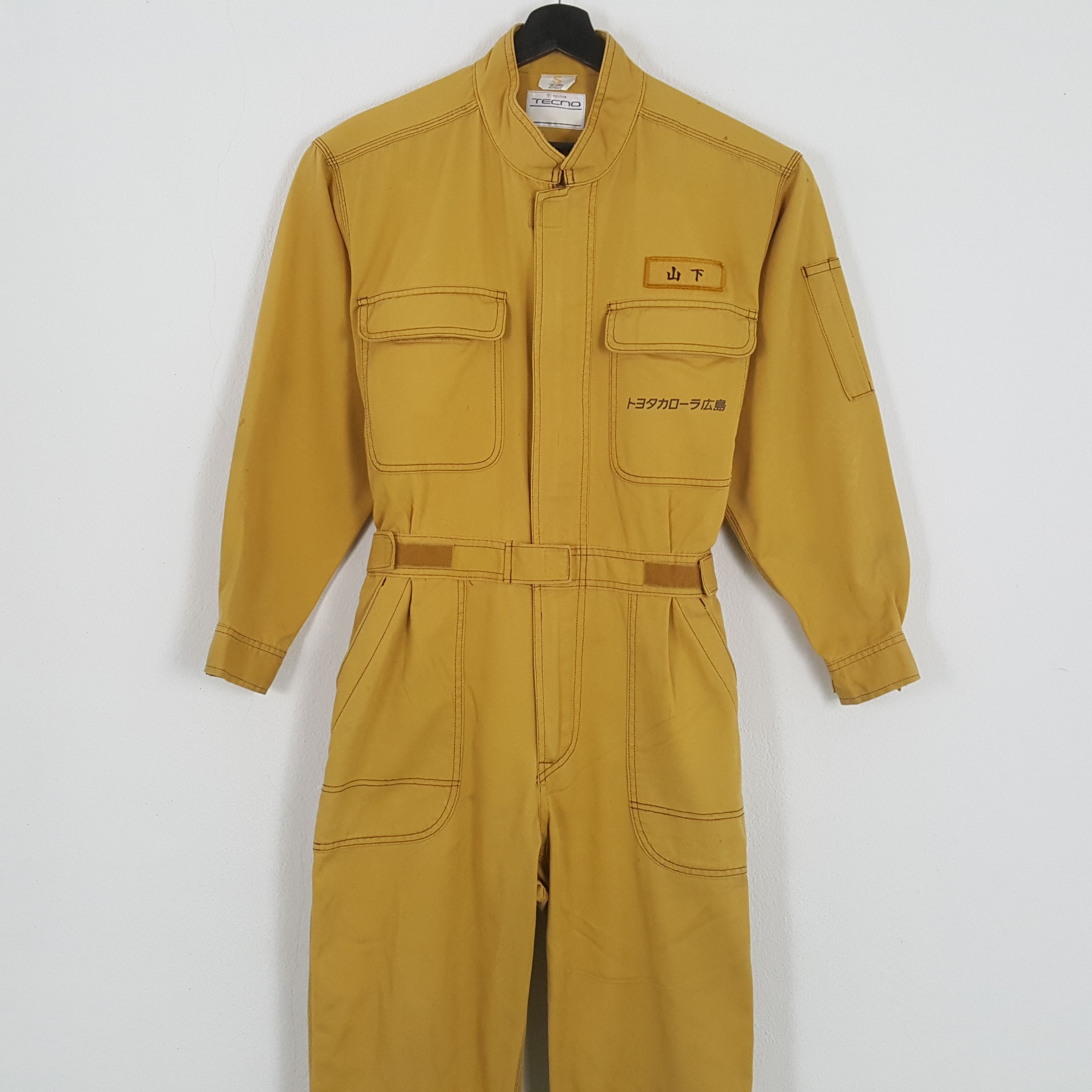 Japanese Brand TOYOTA TECNO Racing Workwear Motorsports Coverall Jacket Size US S / EU 44-46 / 1 - 5 Thumbnail