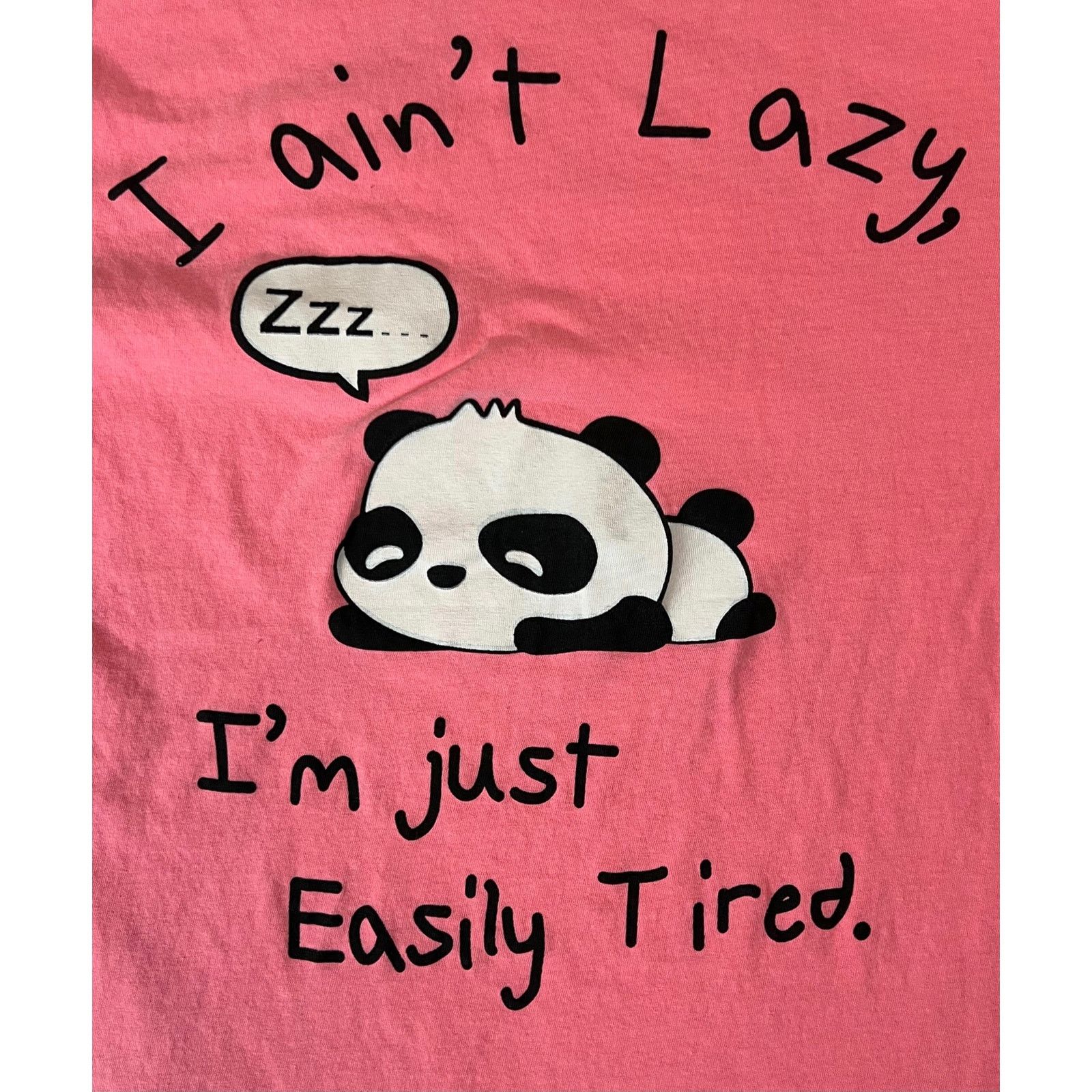 Xavier Delcour Lazy Panda Pink Shirt - On Fire - Size Medium Size M / US 6-8 / IT 42-44 - 4 Thumbnail