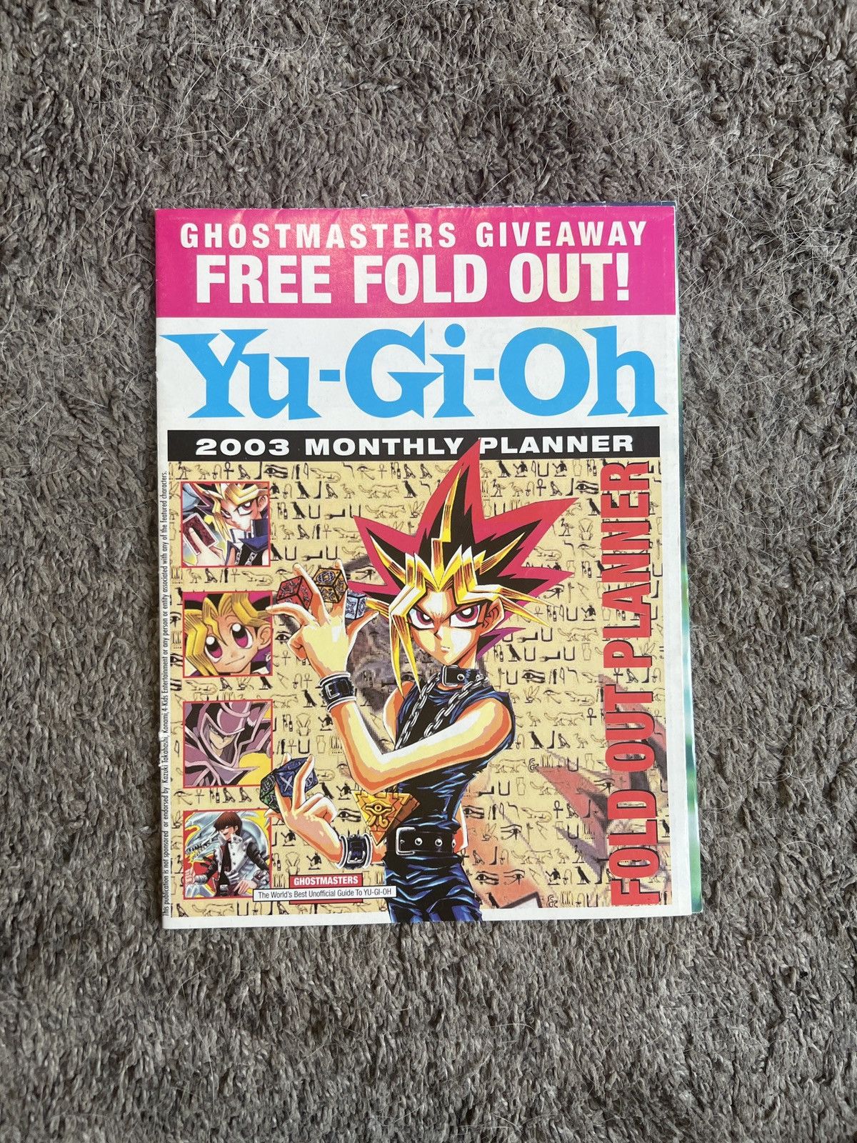 Vintage Ghostmasters Yu-Gi-Oh 2003 Monthly Planner Size ONE SIZE - 1 Thumbnail