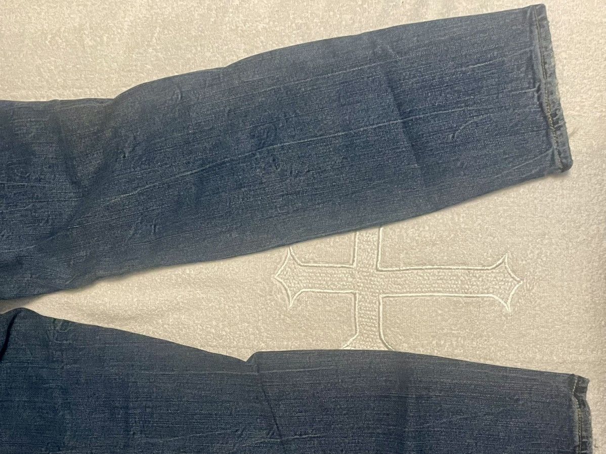 Zara Zara DistressedPunk DenimJeans Graffiti Print SlimFit Size32 Size US 32 / EU 48 - 8 Thumbnail