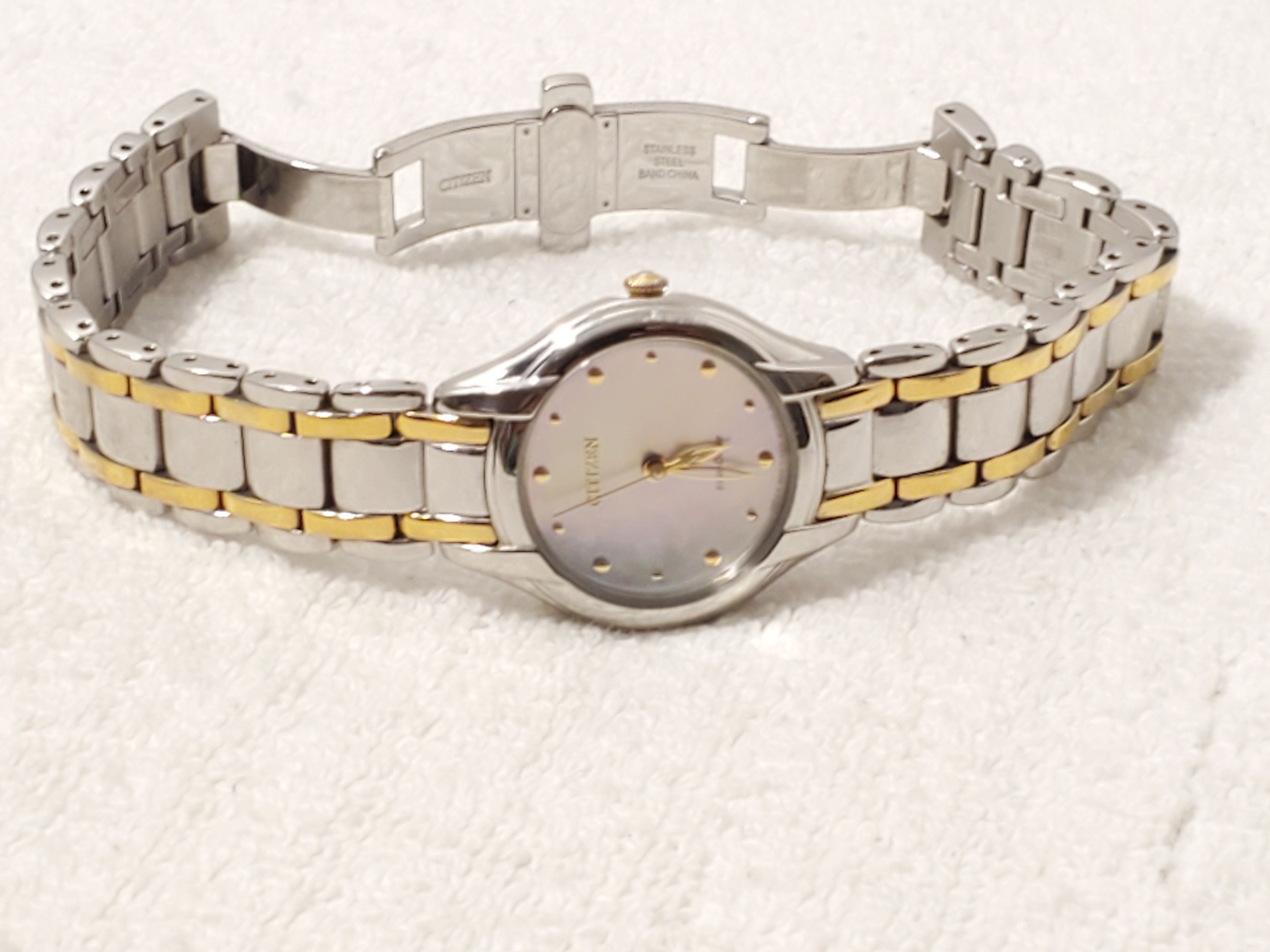 Citizen Vintage Citizen Eco Drive Women's MOP Dial St Steel Watch Size ONE SIZE - 6 Thumbnail