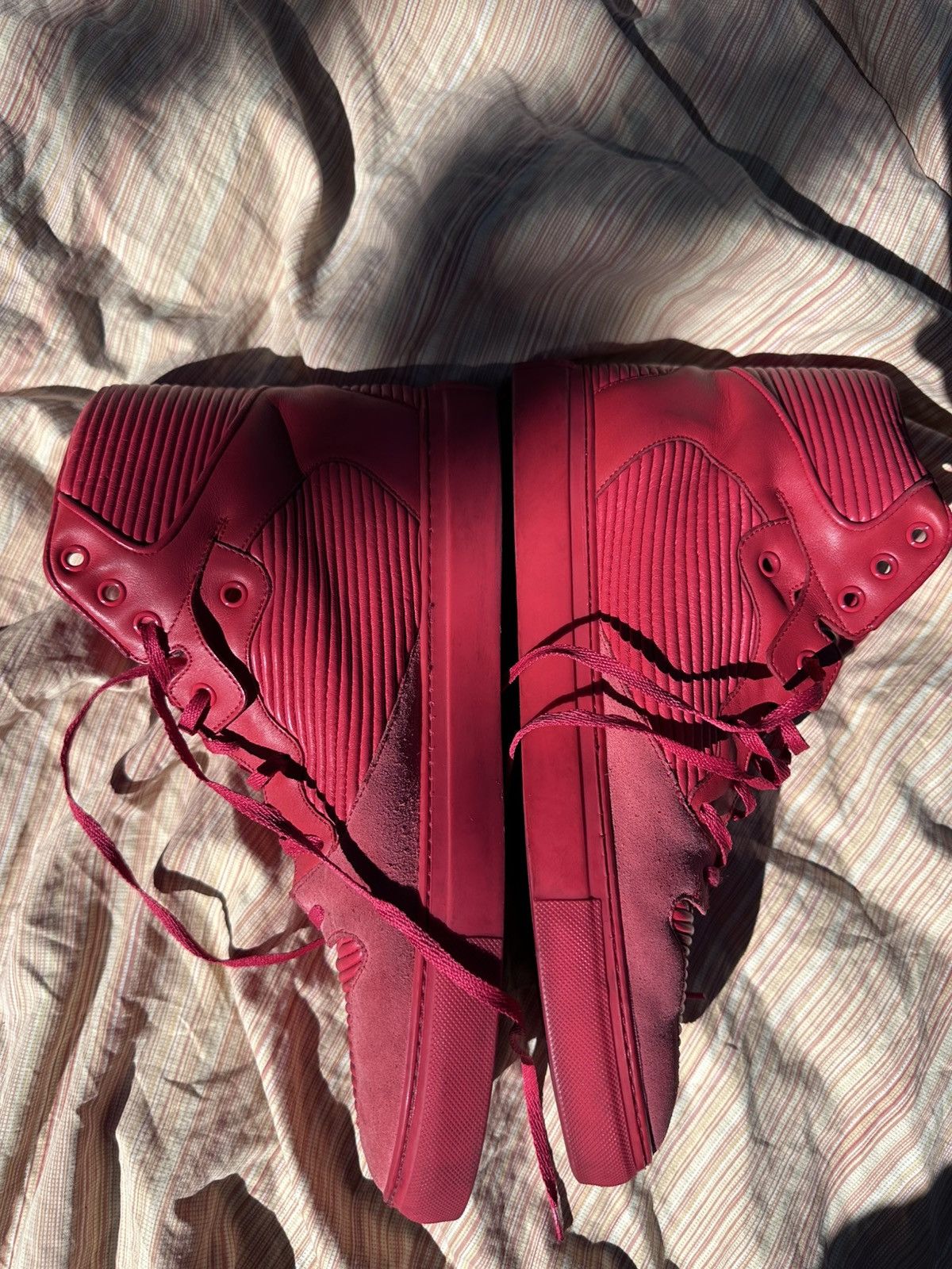 Balenciaga Balenciaga pleated sneaker Red Coates colorway sz44 Size US 11 / EU 44 - 5 Thumbnail