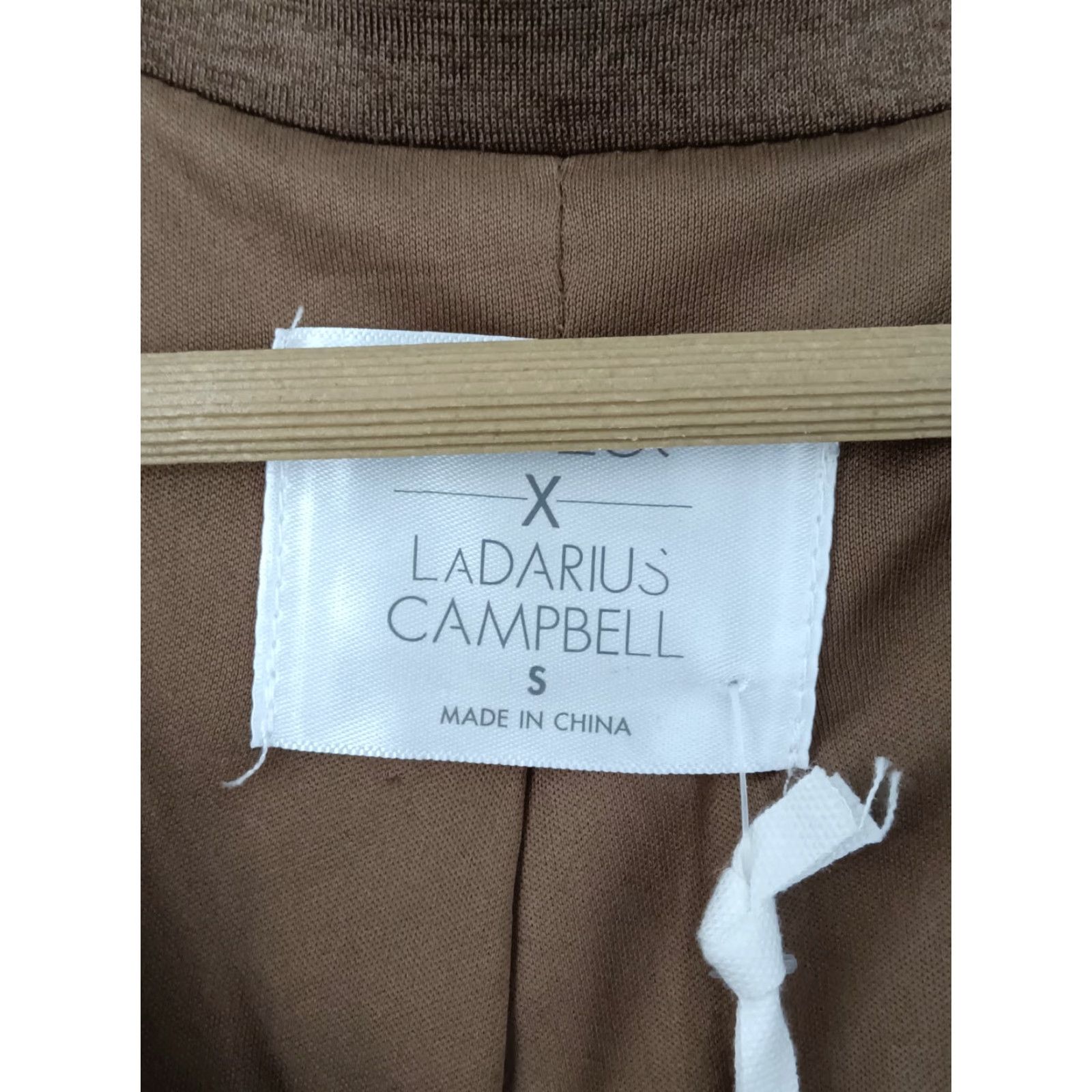 Vintage Stylus X LaDarius Campbell Lightweight Jacket Blazer Heather Warm Sand S Mens Blazer Jacket Regular Two-Button Family: Designer? (Wait) Size 36R - 5 Thumbnail