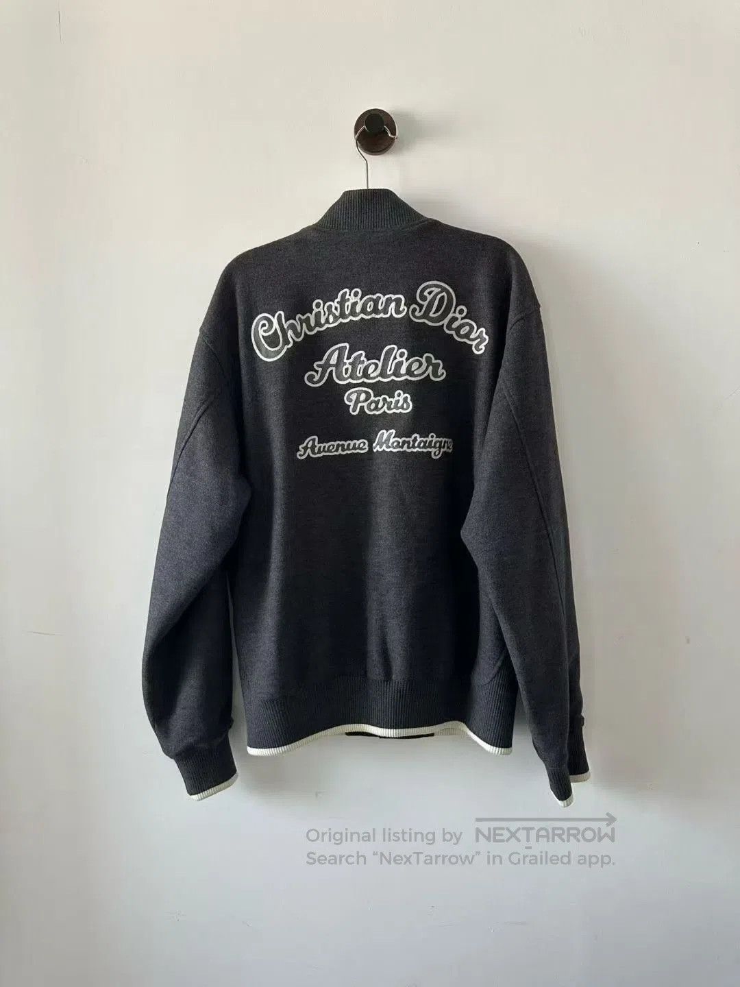 Dior Dior Wool Motto Baseball Jacket| Size US M / EU 48-50 / 2 - 2 Thumbnail