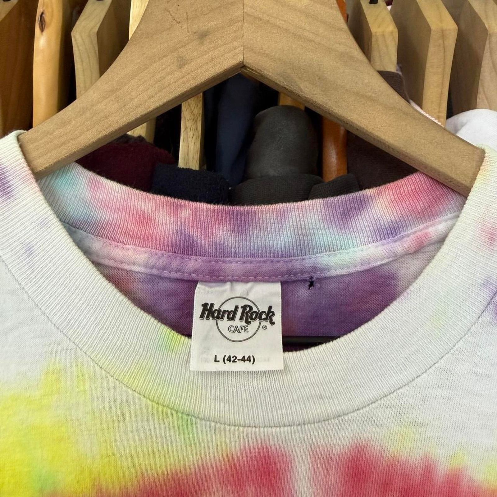 Hard Rock Cafe Vintage 90s Hard Rock Cafe Washington D.C. Tie Dye T-Shirt Size US L / EU 52-54 / 3 - 5 Thumbnail