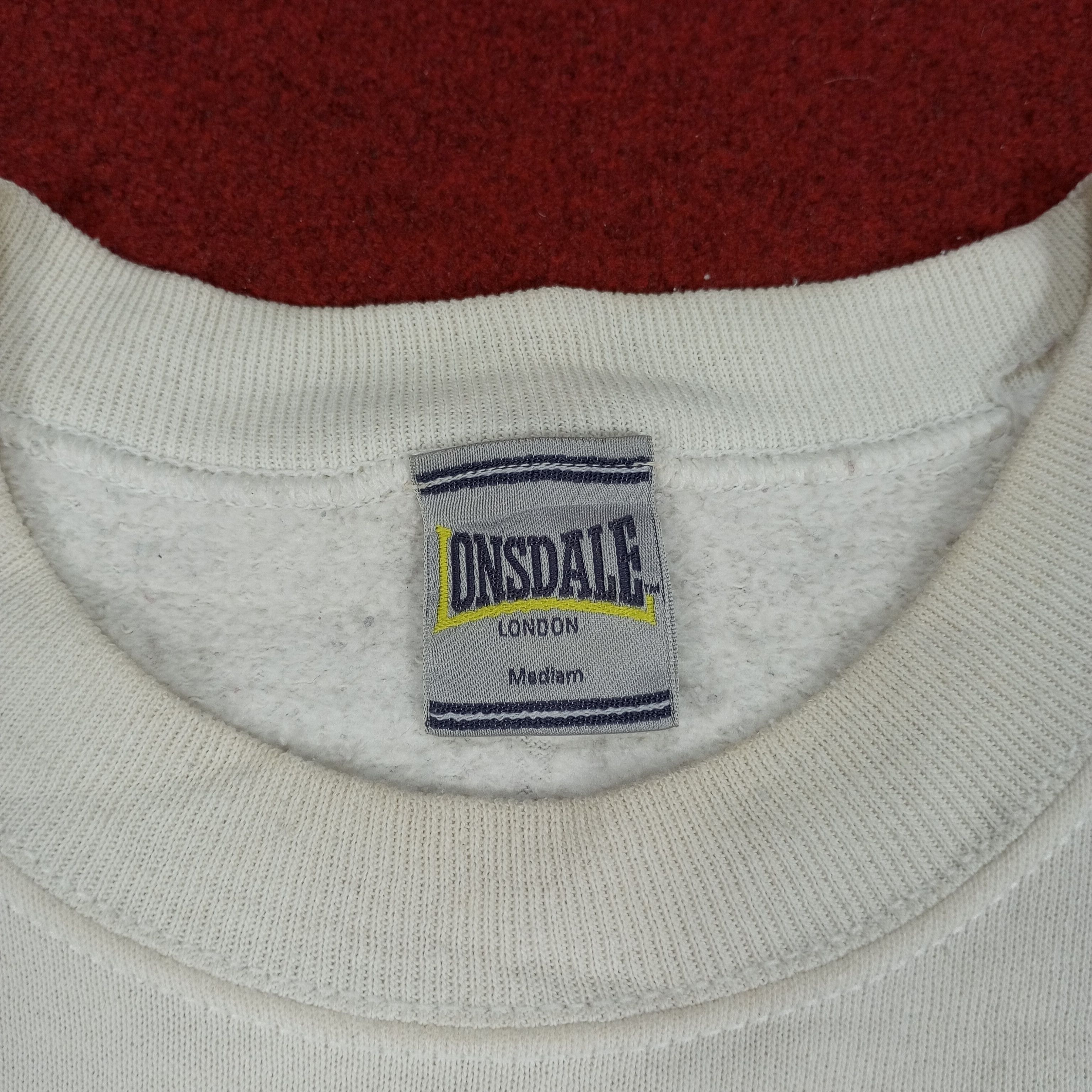 Lonsdale × Vintage Lonsdale London Streetwear Style Sweatshirt Size US L / EU 52-54 / 3 - 7 Thumbnail