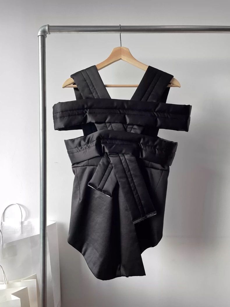 Comme des Garcons Comme des Garçons Black Vest 2505-Nextarrow Size US S / EU 44-46 / 1 - 2 Thumbnail