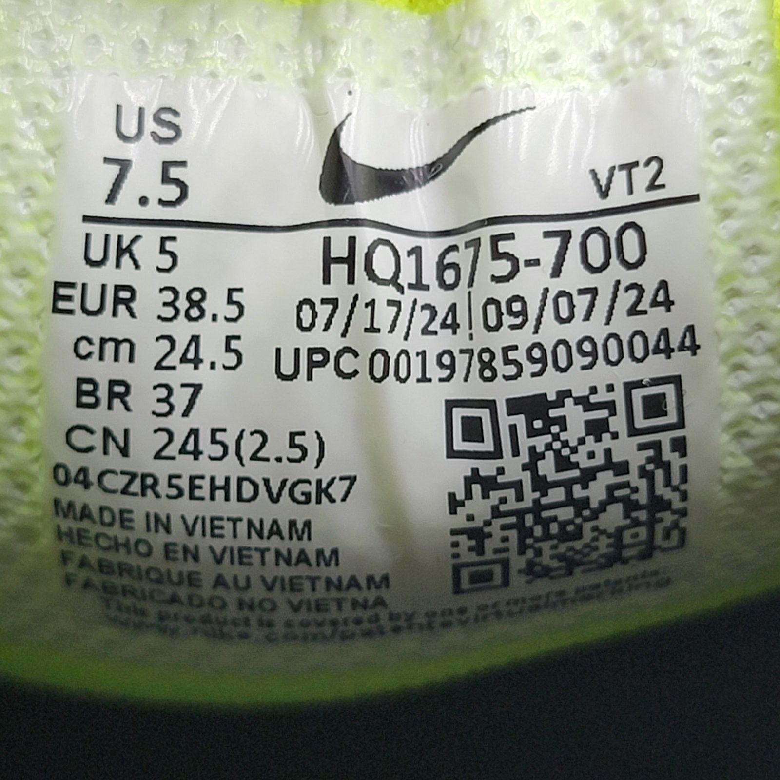 Nike Nike Air Pegasus 2K5 'Volt' Women's Size 7.5 - New! Size US 7.5 / IT 37.5 - 8 Thumbnail