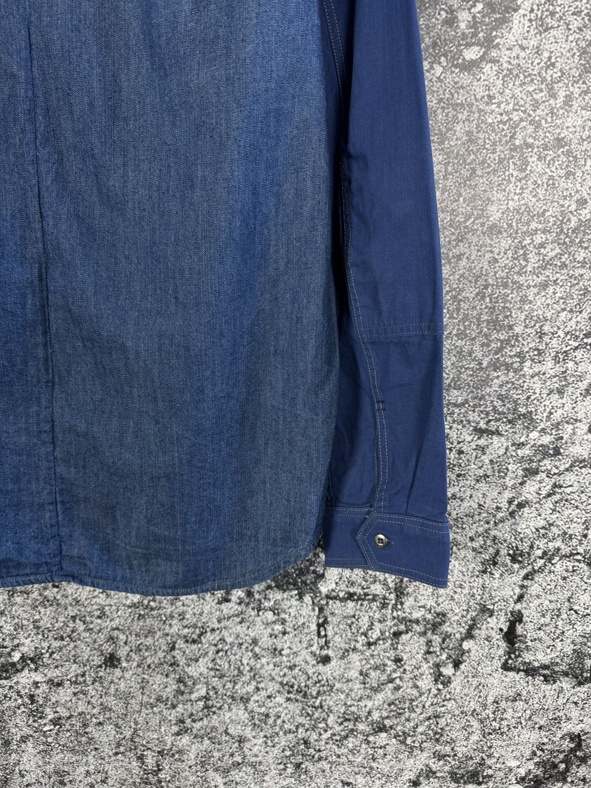 G-Star G-Star Raw Faeroes Work Mix Denim Shirt Button Up Size L Size US L / EU 52-54 / 3 - 15 Thumbnail