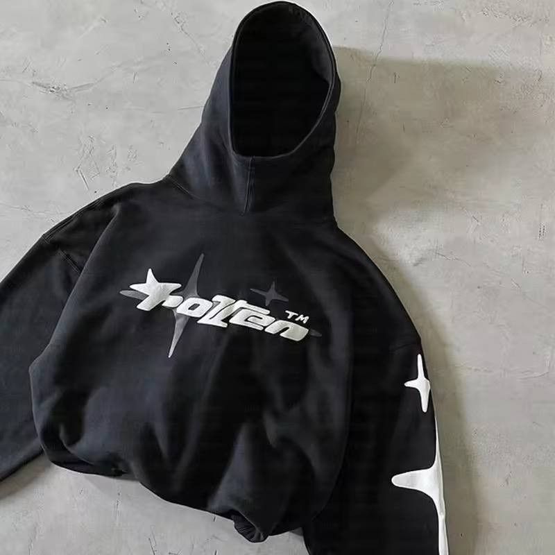 Vintage American vintage Hight Street hooded sweatshirt. Size US L / EU 52-54 / 3 - 1 Thumbnail