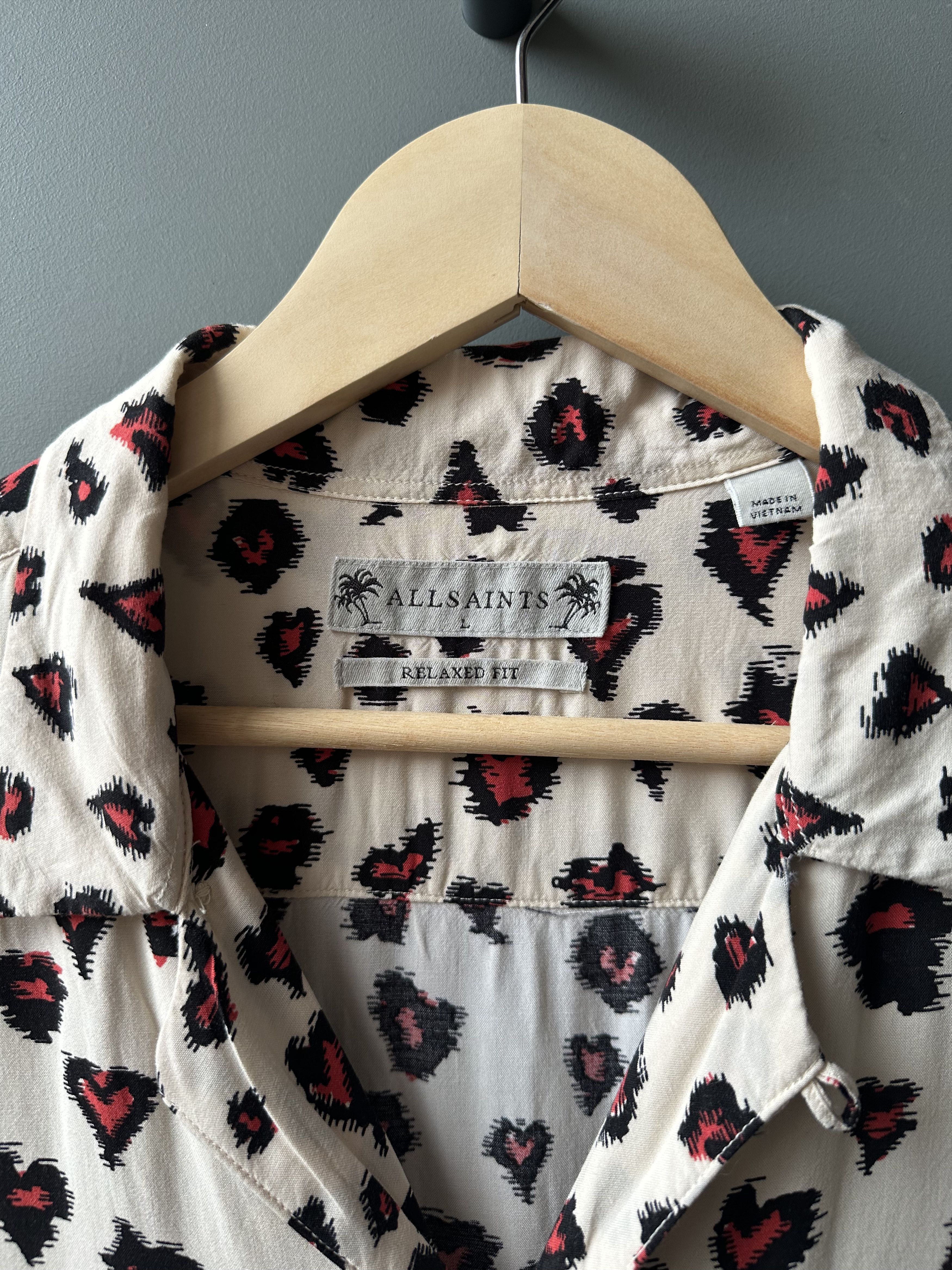 Allsaints Allsaints Romansu SS Shirt Size L Size US L / EU 52-54 / 3 - 3 Thumbnail