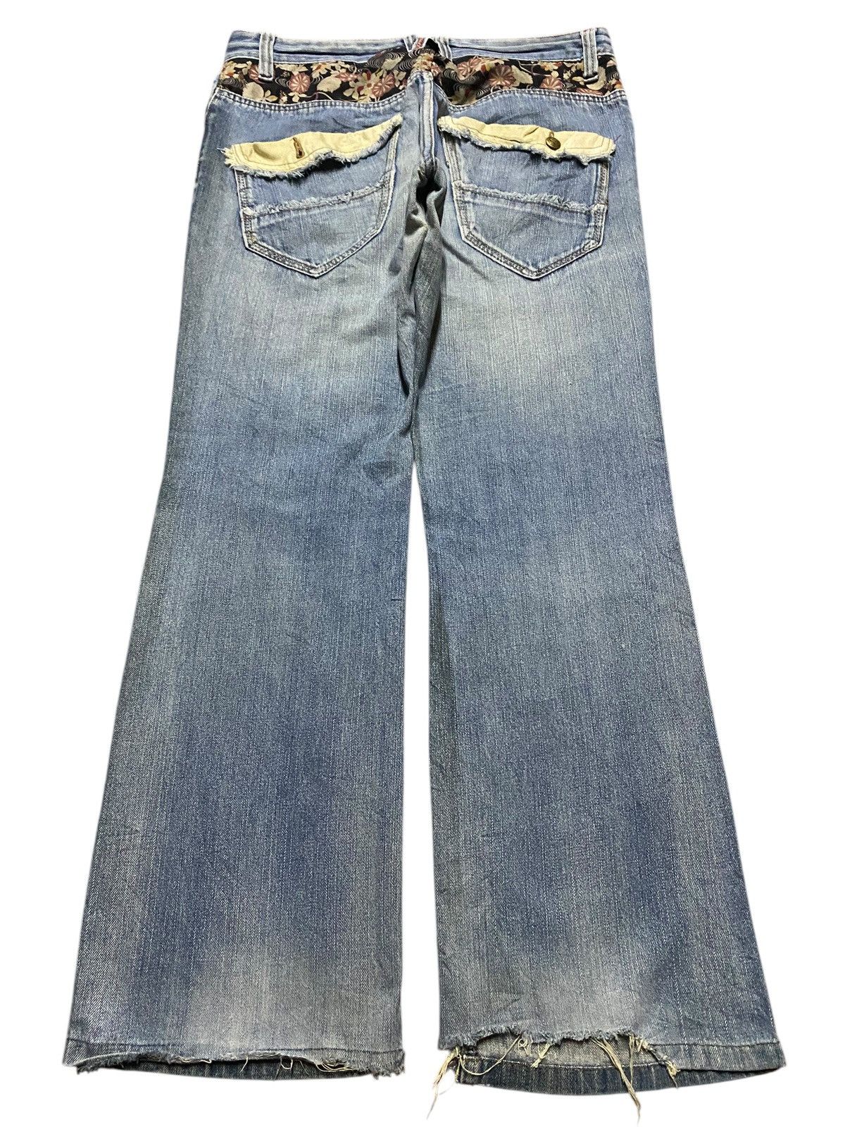 Hysteric Glamour Vintage Japanese Brand Piko Flare Denim Jeans Size US 33 - 2 Thumbnail